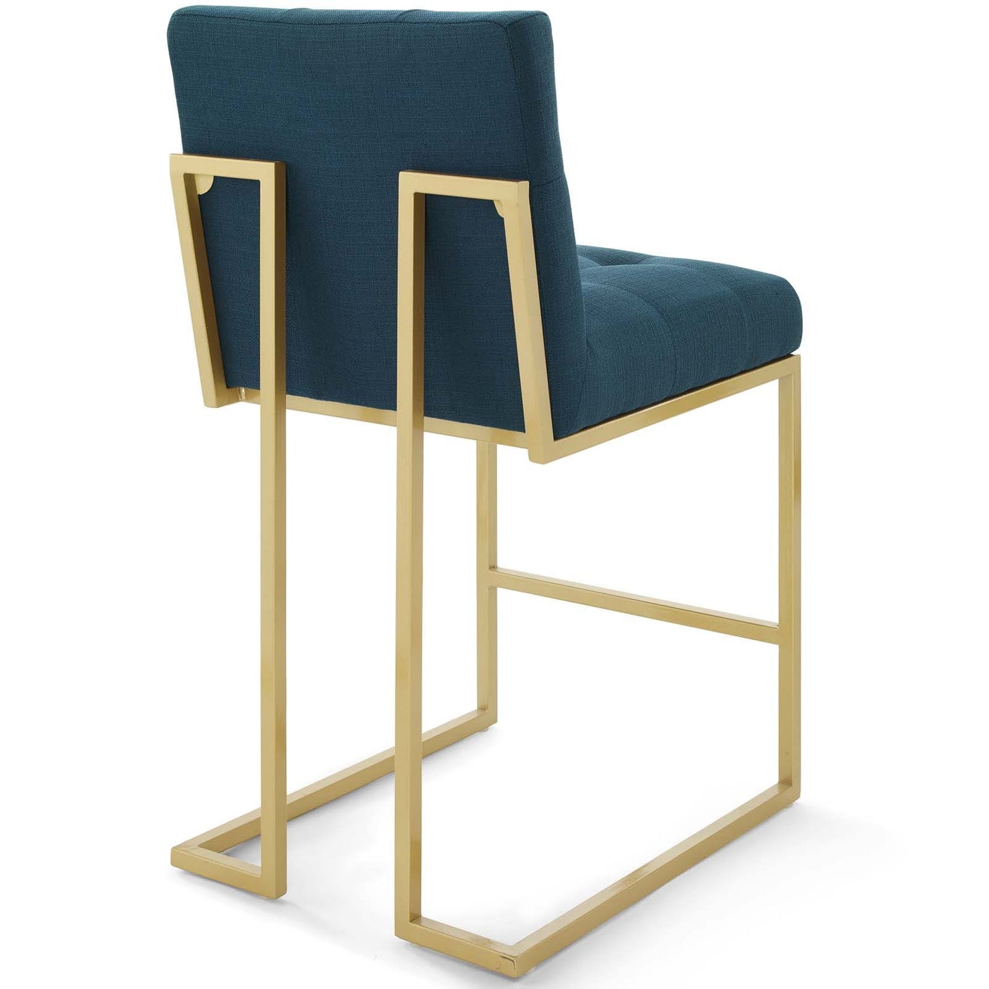 Modway Privy Gold Stainless Steel Upholstered Fabric Counter Stool | Counter Stools | Modishstore-4