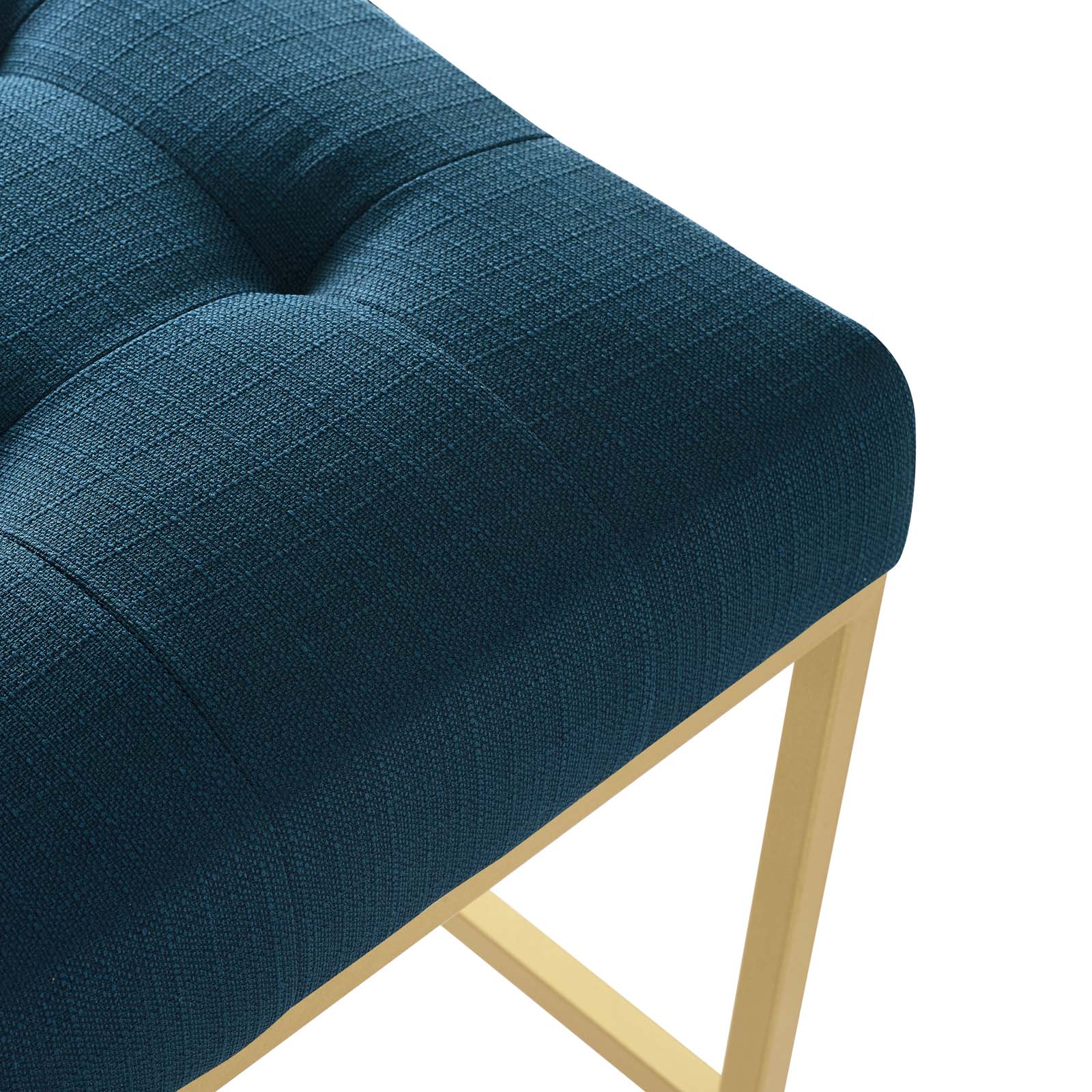 Modway Privy Gold Stainless Steel Upholstered Fabric Counter Stool | Counter Stools | Modishstore-6