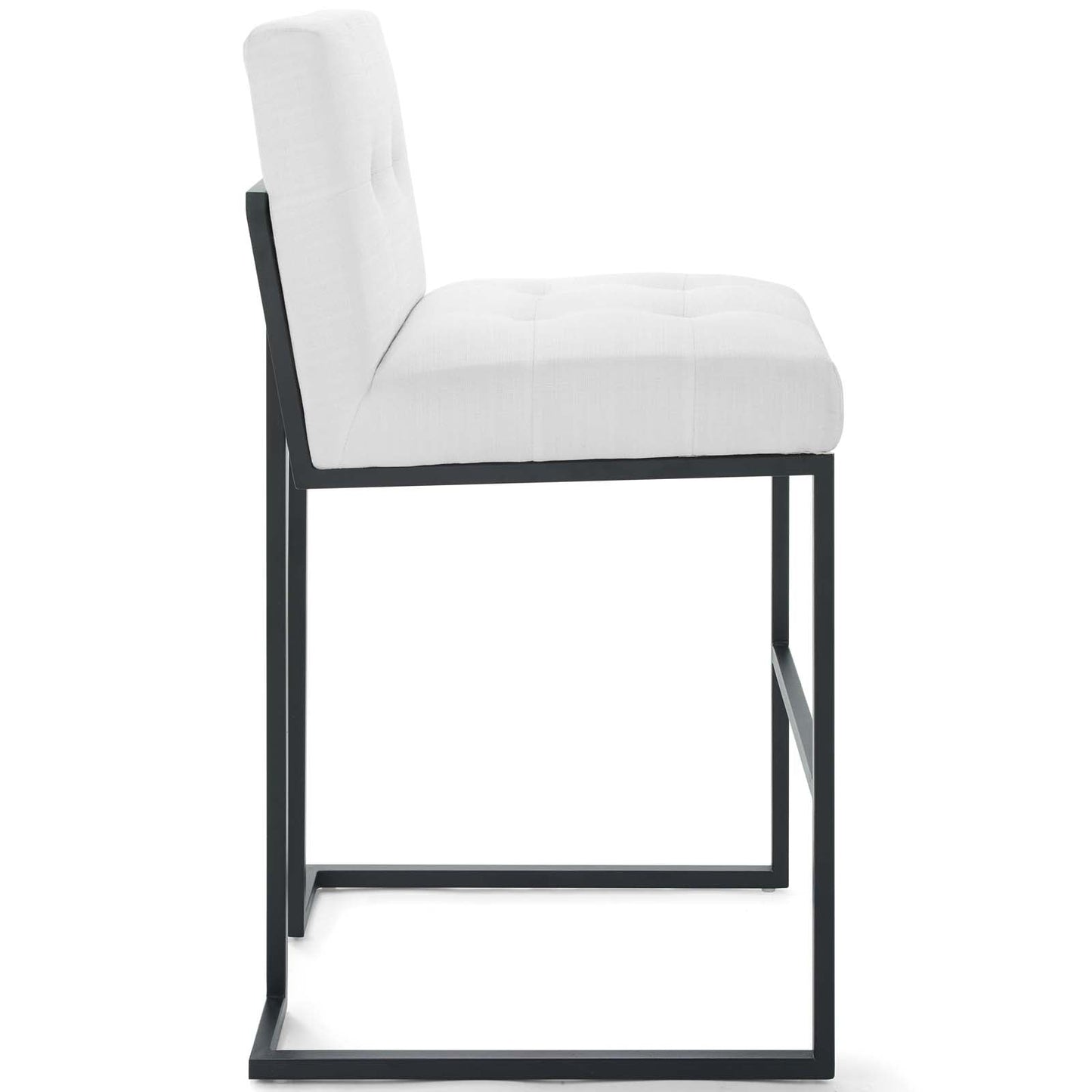 Privy Black Stainless Steel Upholstered Fabric Bar Stool By Modway - EEI-3857 | Bar Stools | Modishstore - 11