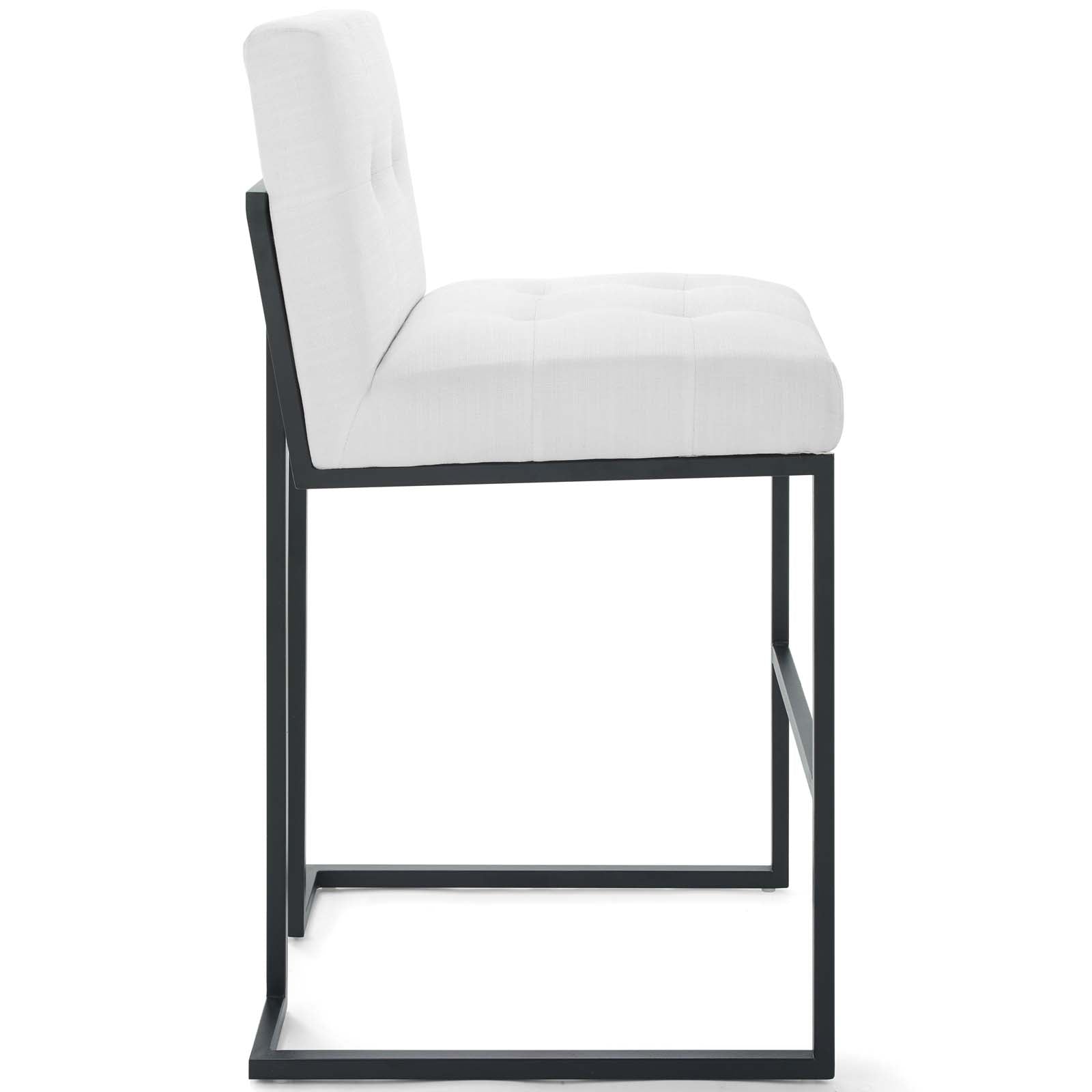 Privy Black Stainless Steel Upholstered Fabric Bar Stool By Modway - EEI-3857 | Bar Stools | Modishstore - 11