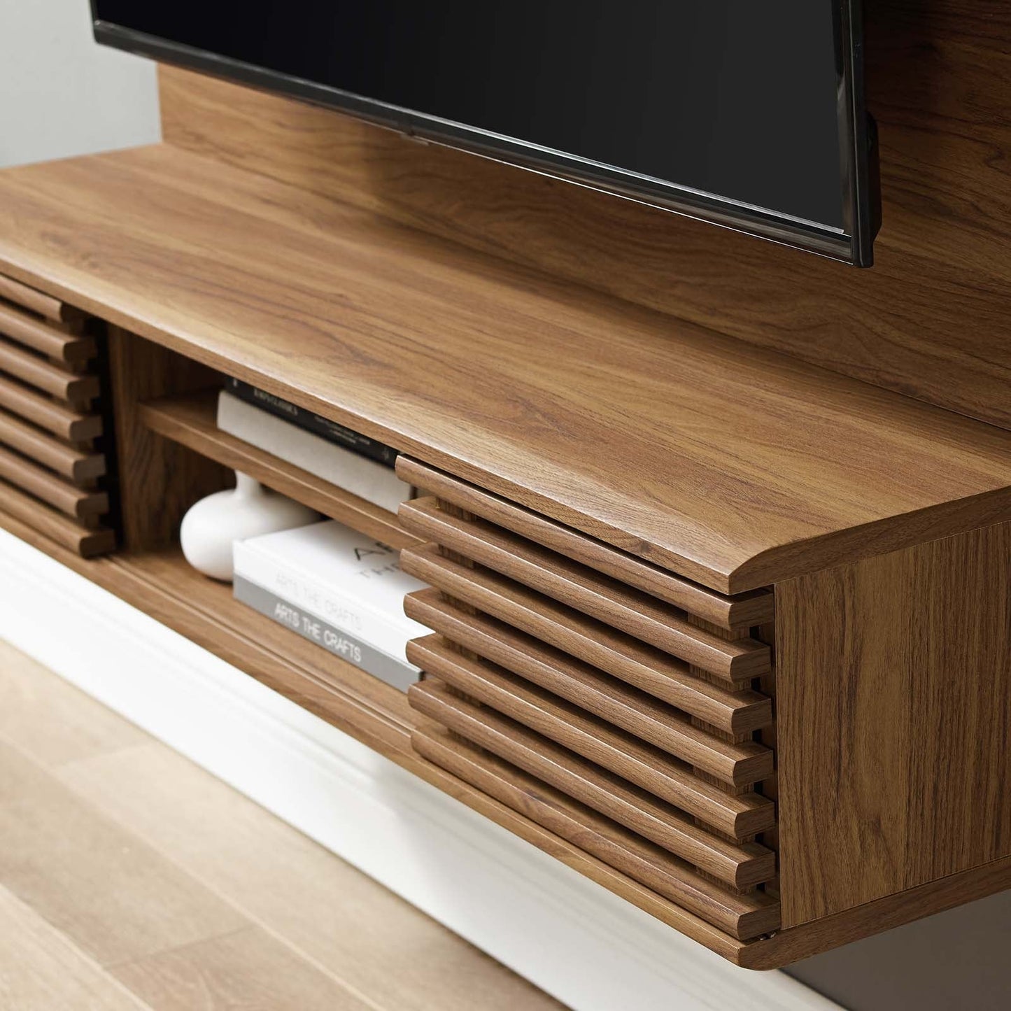 Modway Render Wall Mounted TV Stand Entertainment Center | TV Stands | Modishstore-7