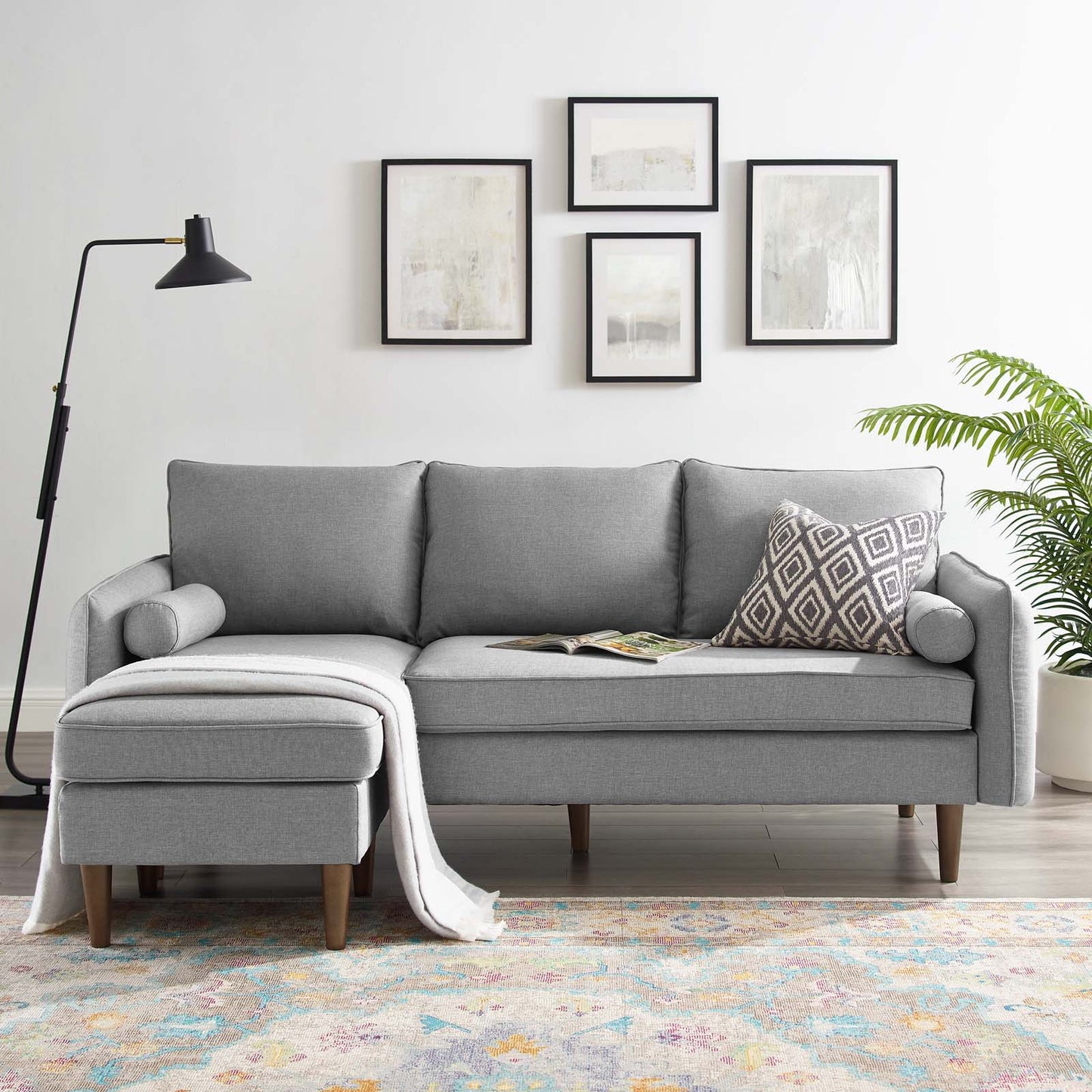 Modway Revive Upholstered Right or Left Sectional Sofa | Sofas | Modishstore-40