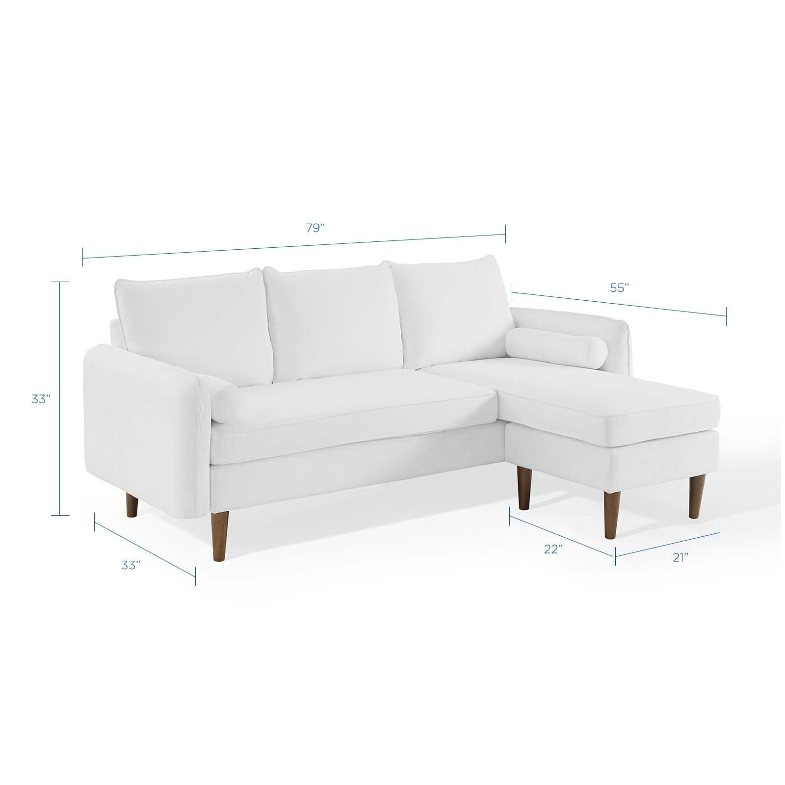 Modway Revive Upholstered Right or Left Sectional Sofa | Sofas | Modishstore-51