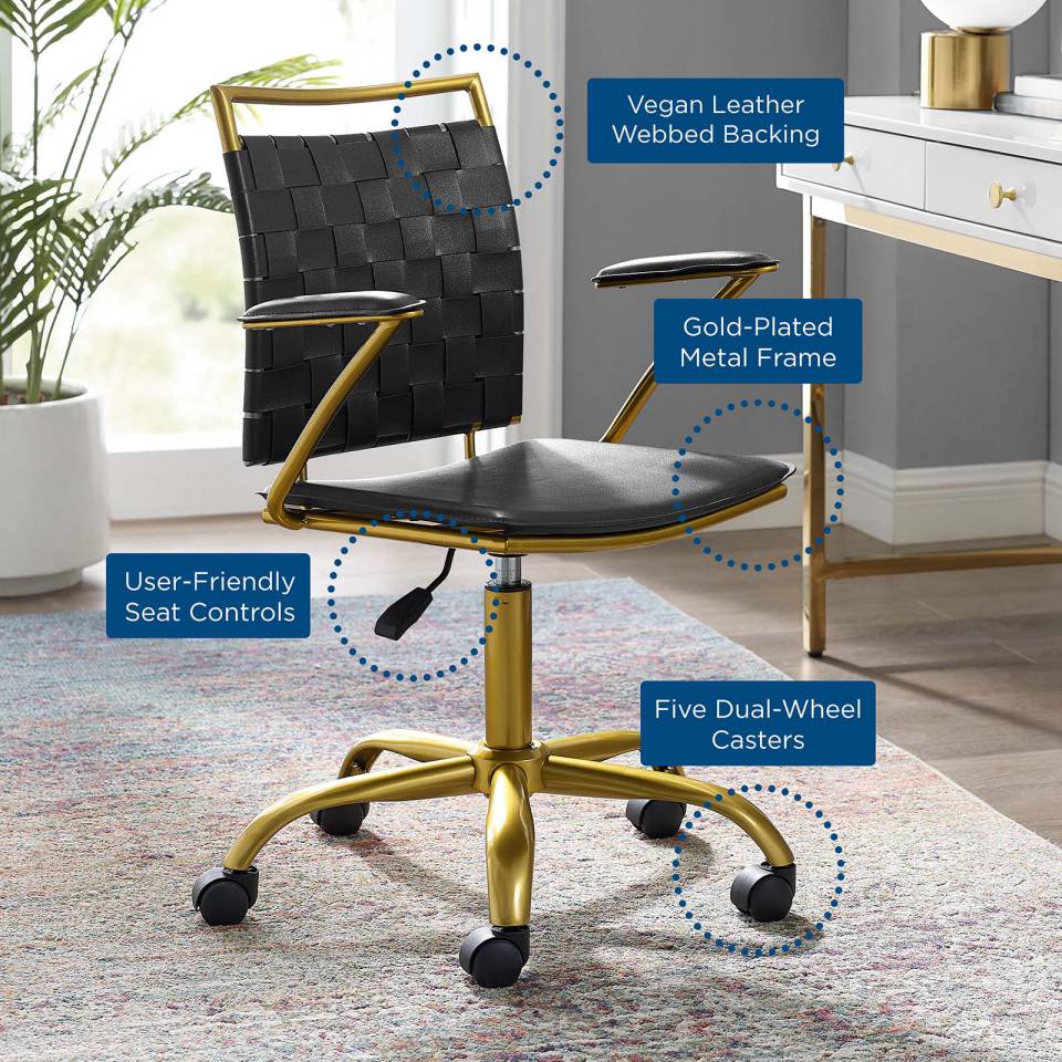 Modway Fuse Faux Leather Office Chair | Office Chairs | 