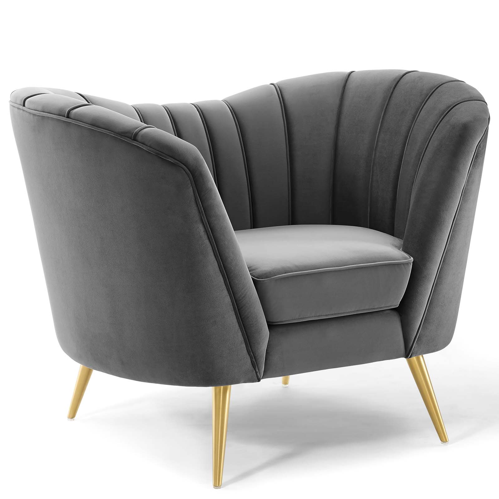 Modway Opportunity Performance Velvet Armchair | Armchairs | Modishstore-2
