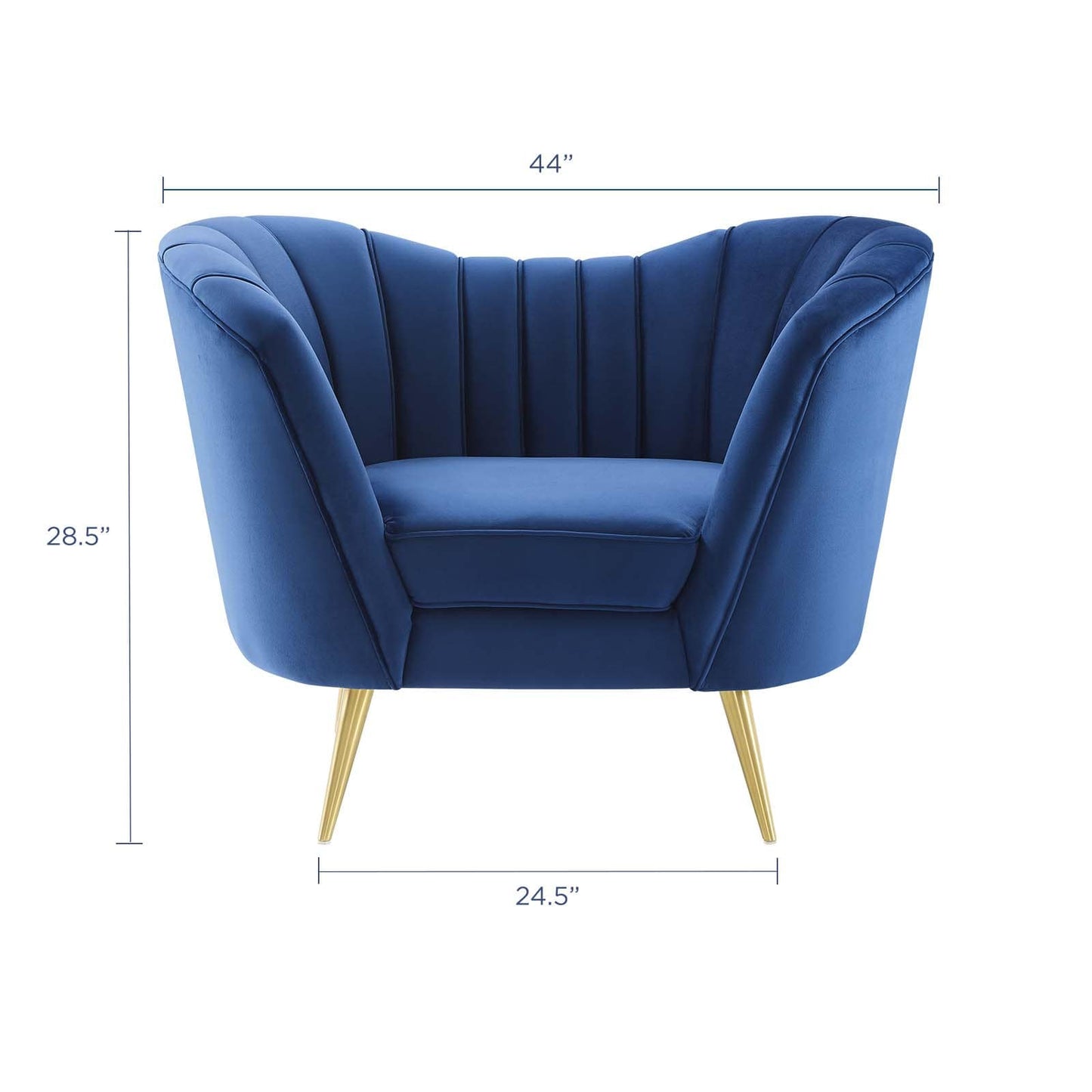 Modway Opportunity Performance Velvet Armchair | Armchairs | Modishstore-13