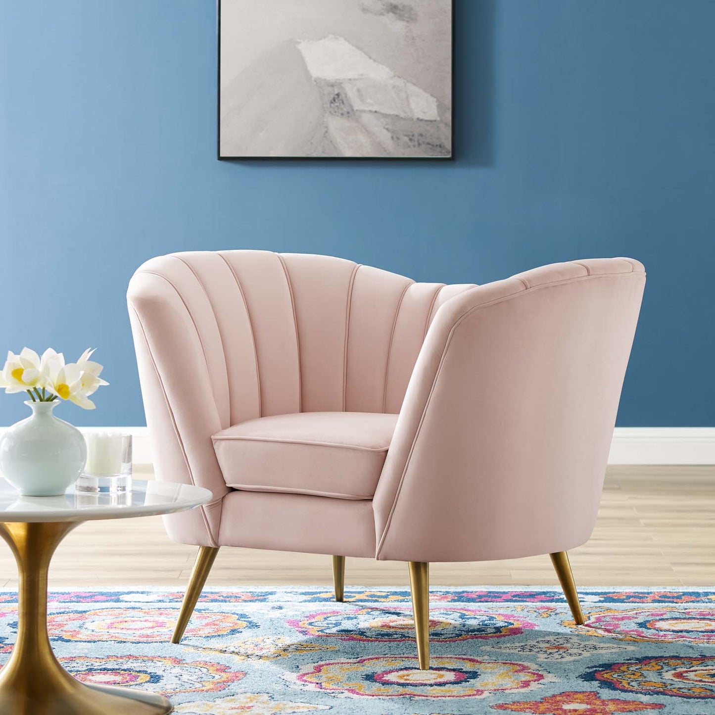 Modway Opportunity Performance Velvet Armchair | Armchairs | Modishstore-16