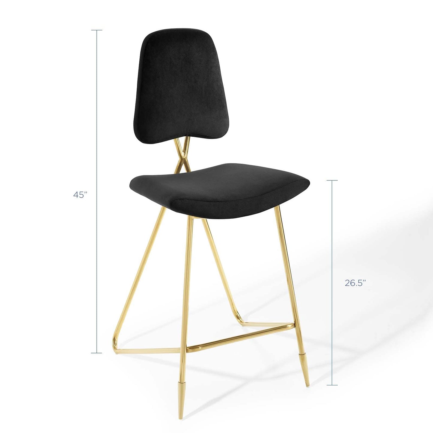 Modway Ponder Performance Velvet Bar Stool | Bar Stools | Modishstore-3