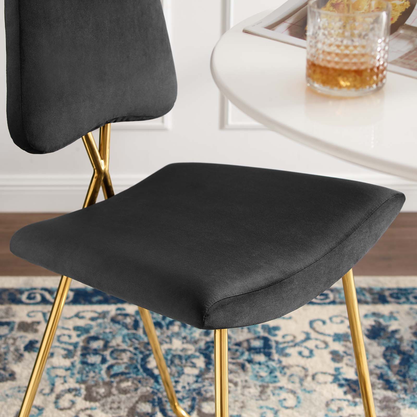 Modway Ponder Performance Velvet Bar Stool | Bar Stools | Modishstore