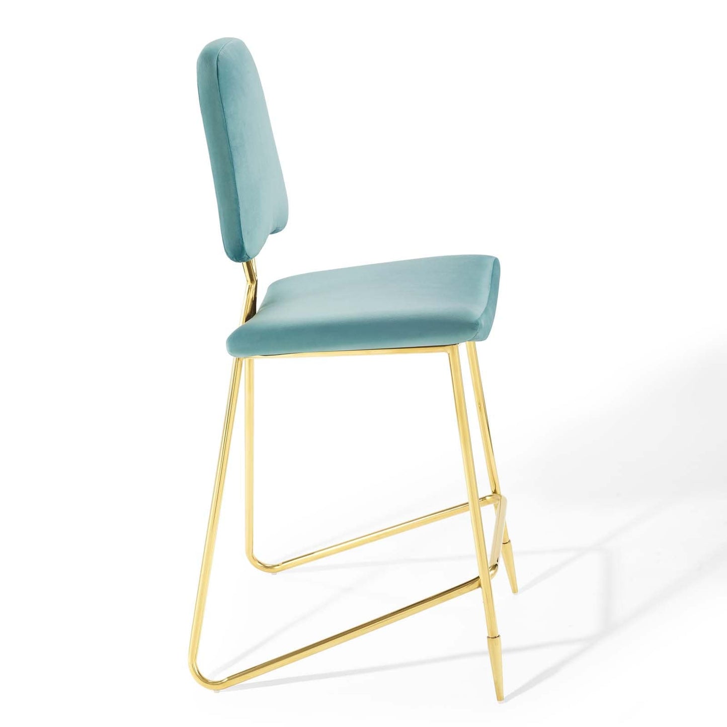 Modway Ponder Performance Velvet Bar Stool | Bar Stools | Modishstore-36