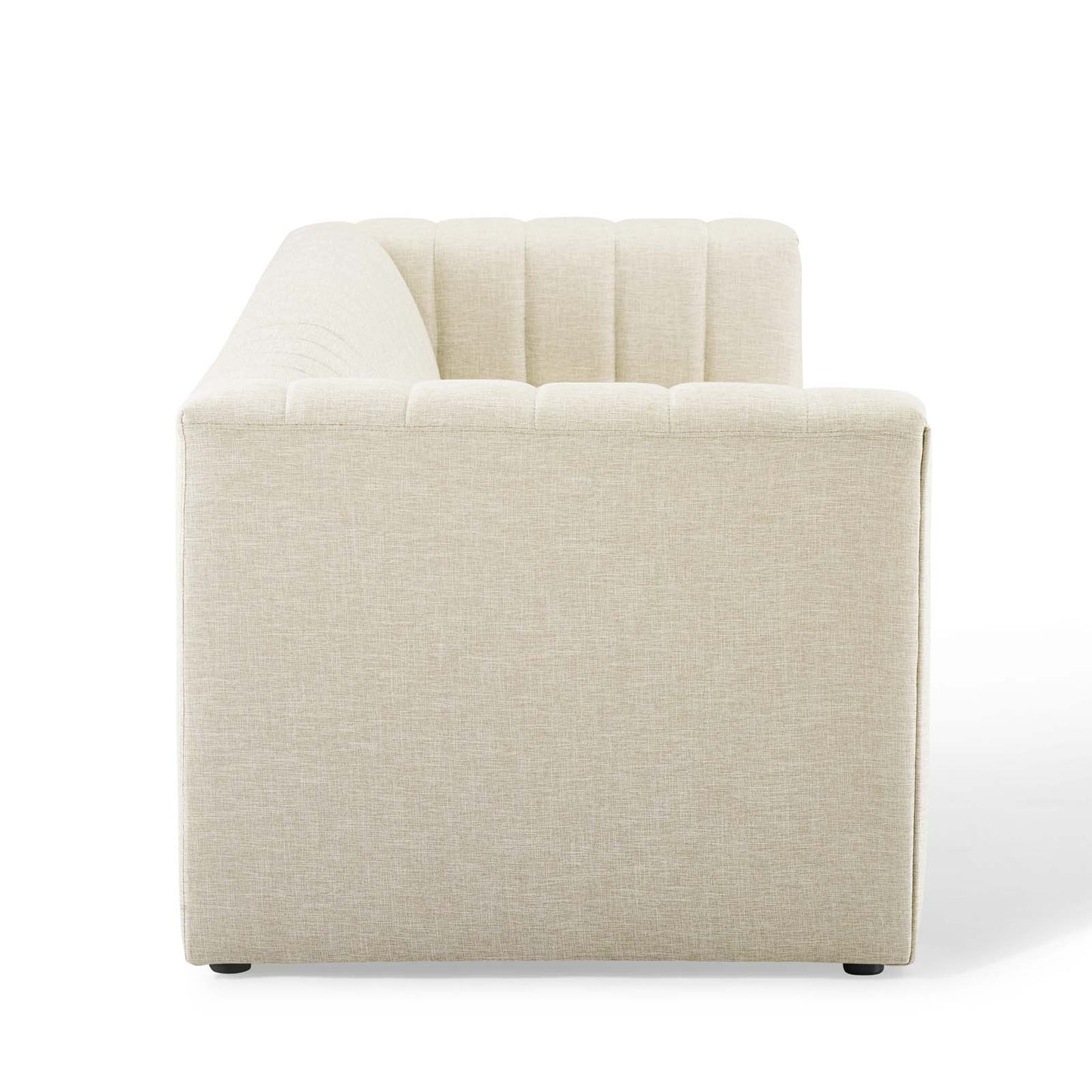 Modway Reflection Channel Tufted Upholstered Fabric Sofa | Sofas | Modishstore-14