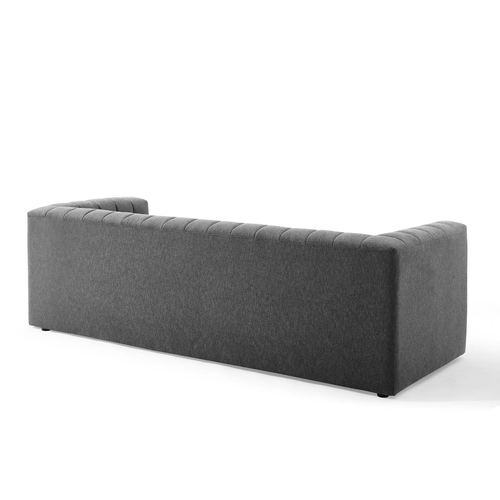 Modway Reflection Channel Tufted Upholstered Fabric Sofa | Sofas | Modishstore-23
