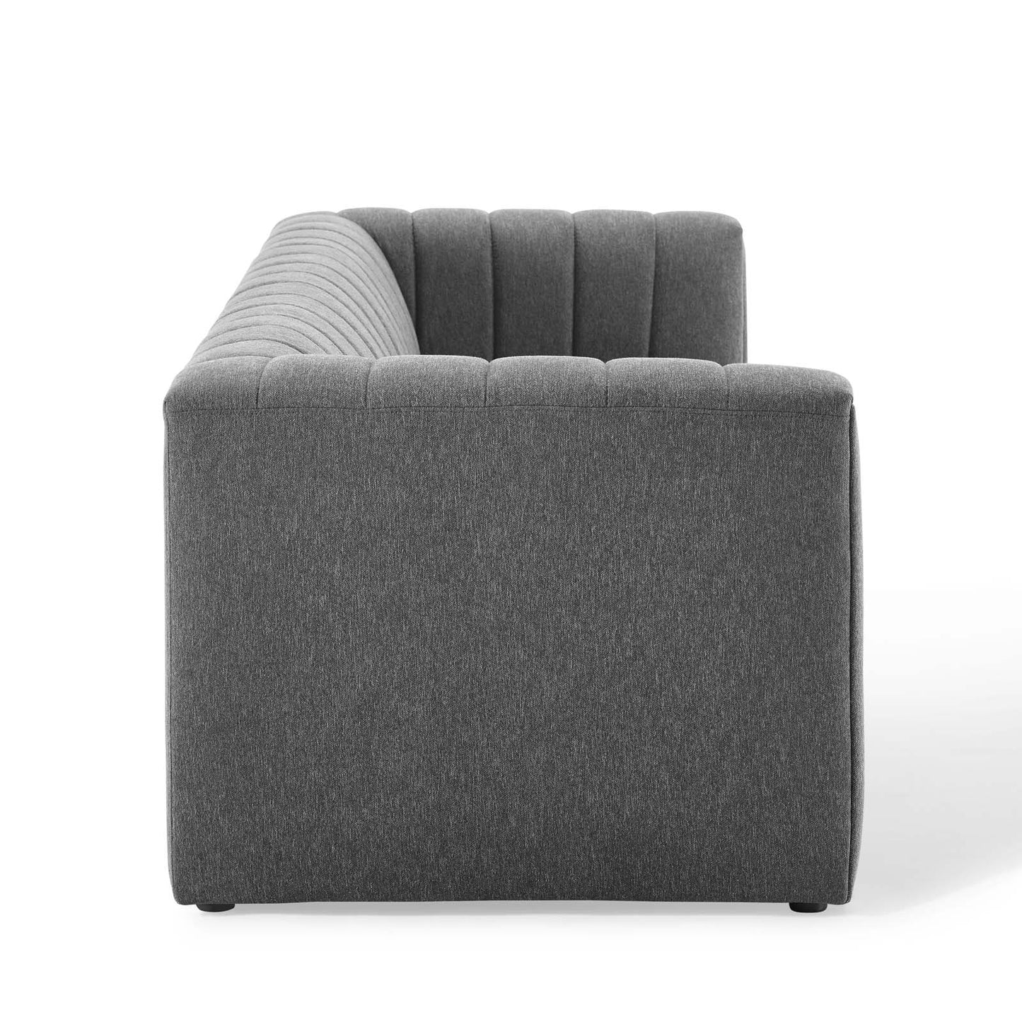 Modway Reflection Channel Tufted Upholstered Fabric Sofa | Sofas | Modishstore-24