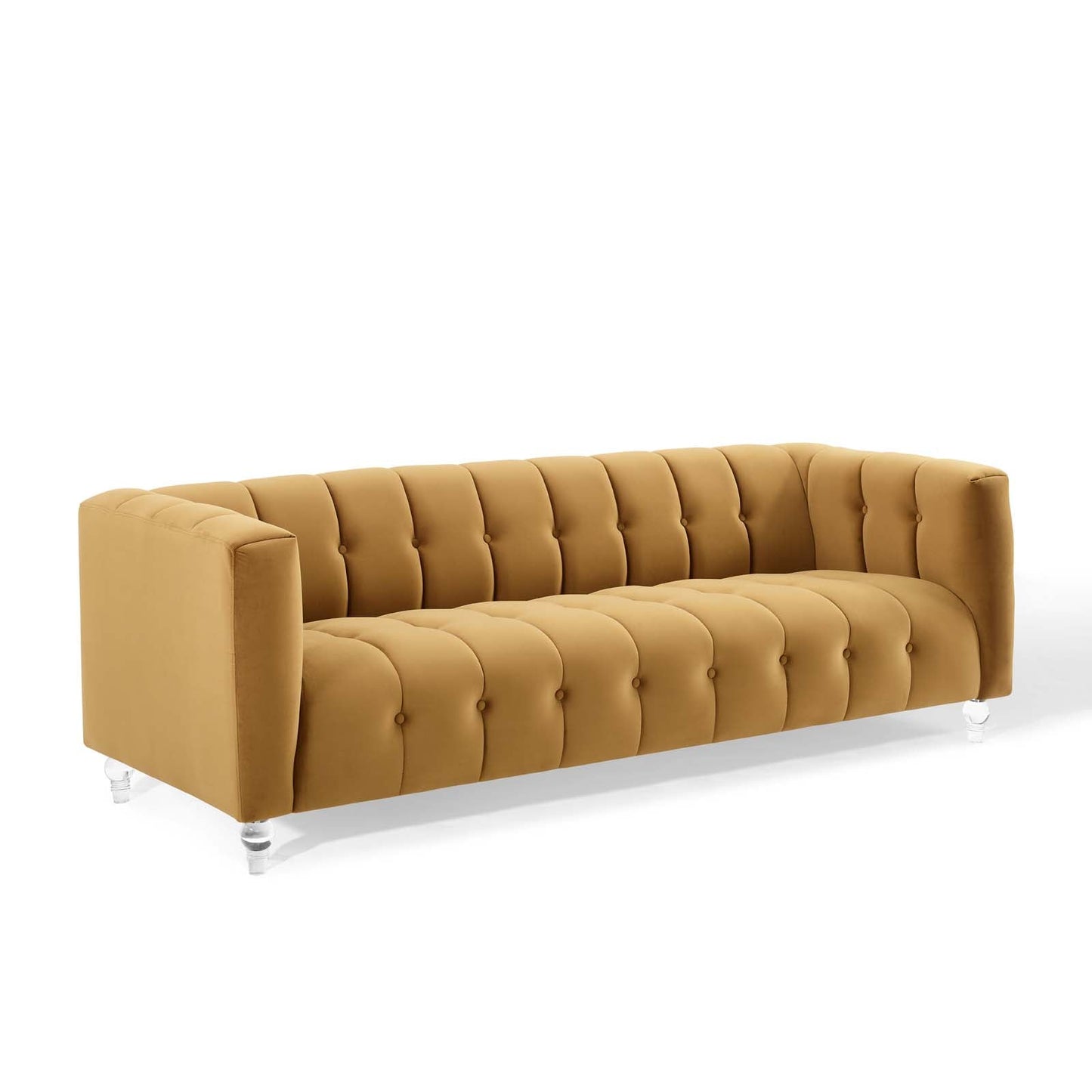Modway Mesmer Channel Tufted Button Performance Velvet Sofa - EEI-3882