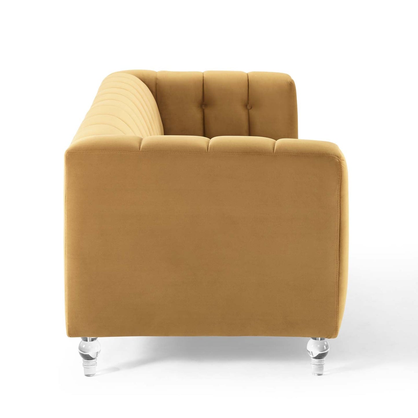 Modway Mesmer Channel Tufted Button Performance Velvet Sofa - EEI-3882