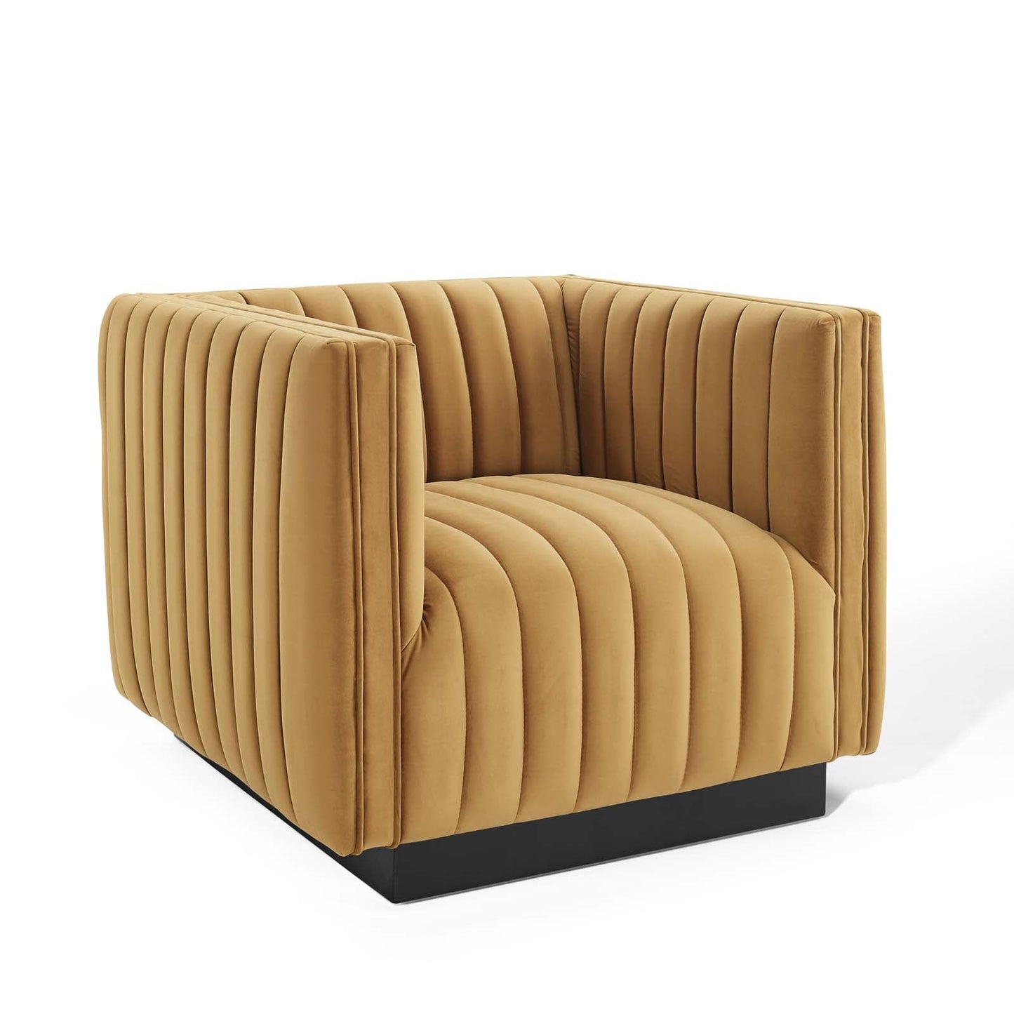 Modway Conjure Channel Tufted Performance Velvet Accent Armchair - EEI-3884