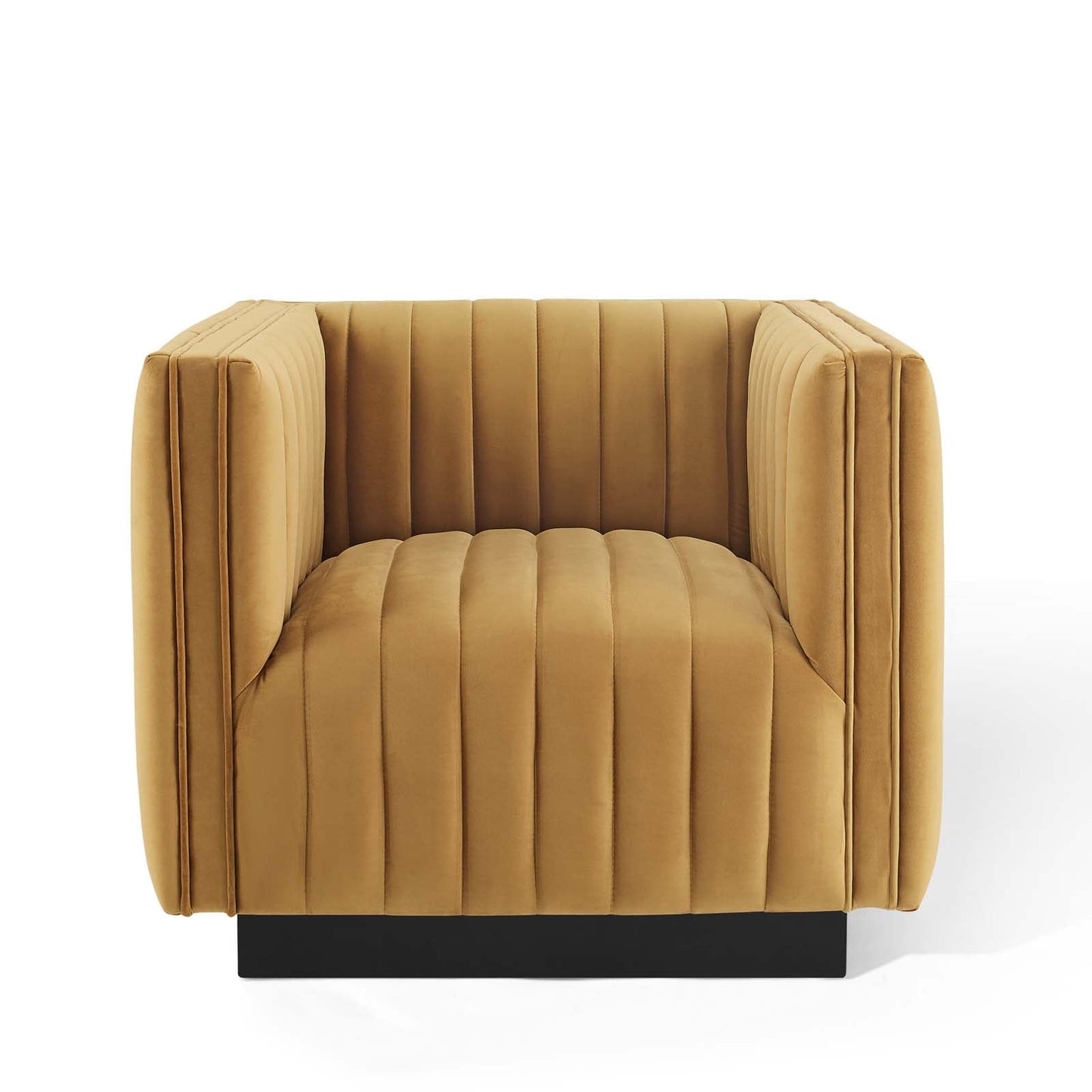Modway Conjure Channel Tufted Performance Velvet Accent Armchair - EEI-3884