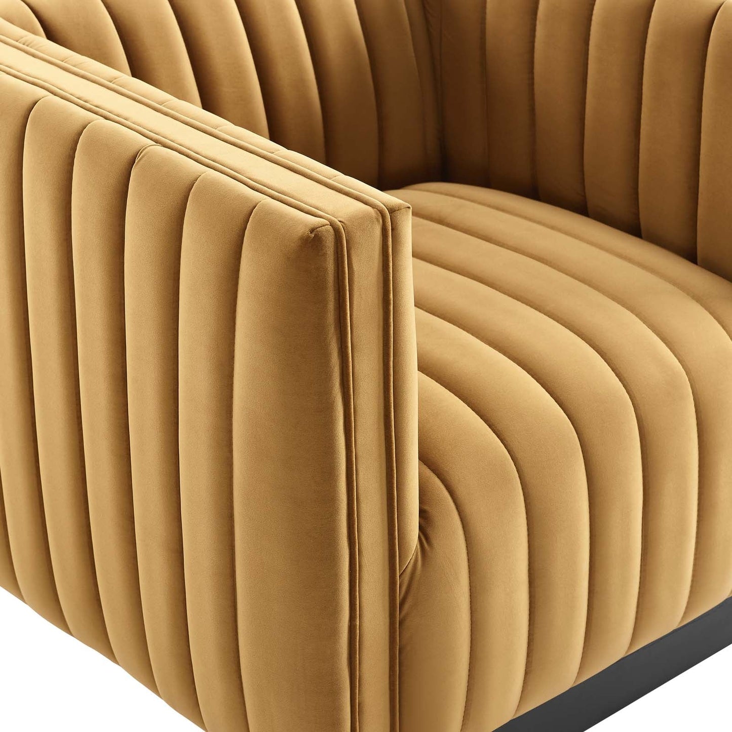 Modway Conjure Channel Tufted Performance Velvet Accent Armchair - EEI-3884