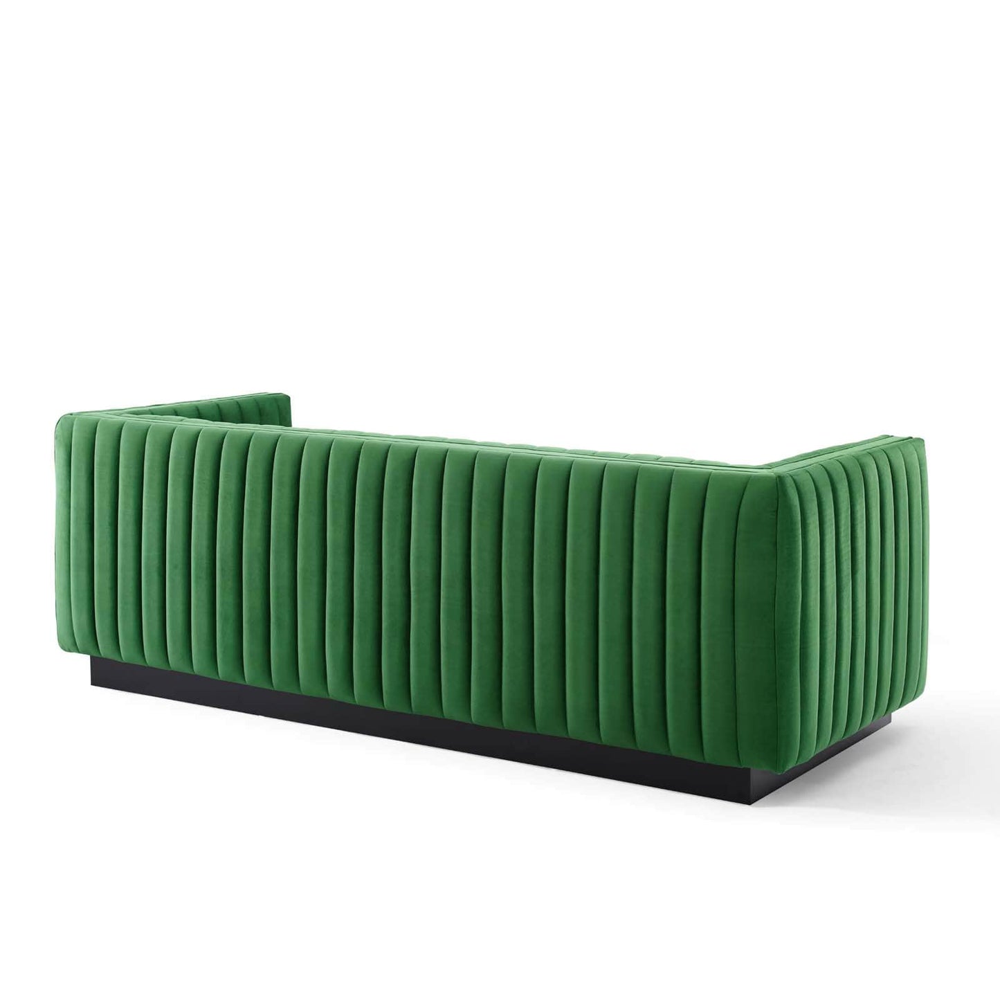 Modway Conjure Channel Tufted Velvet Sofa | Sofas | 