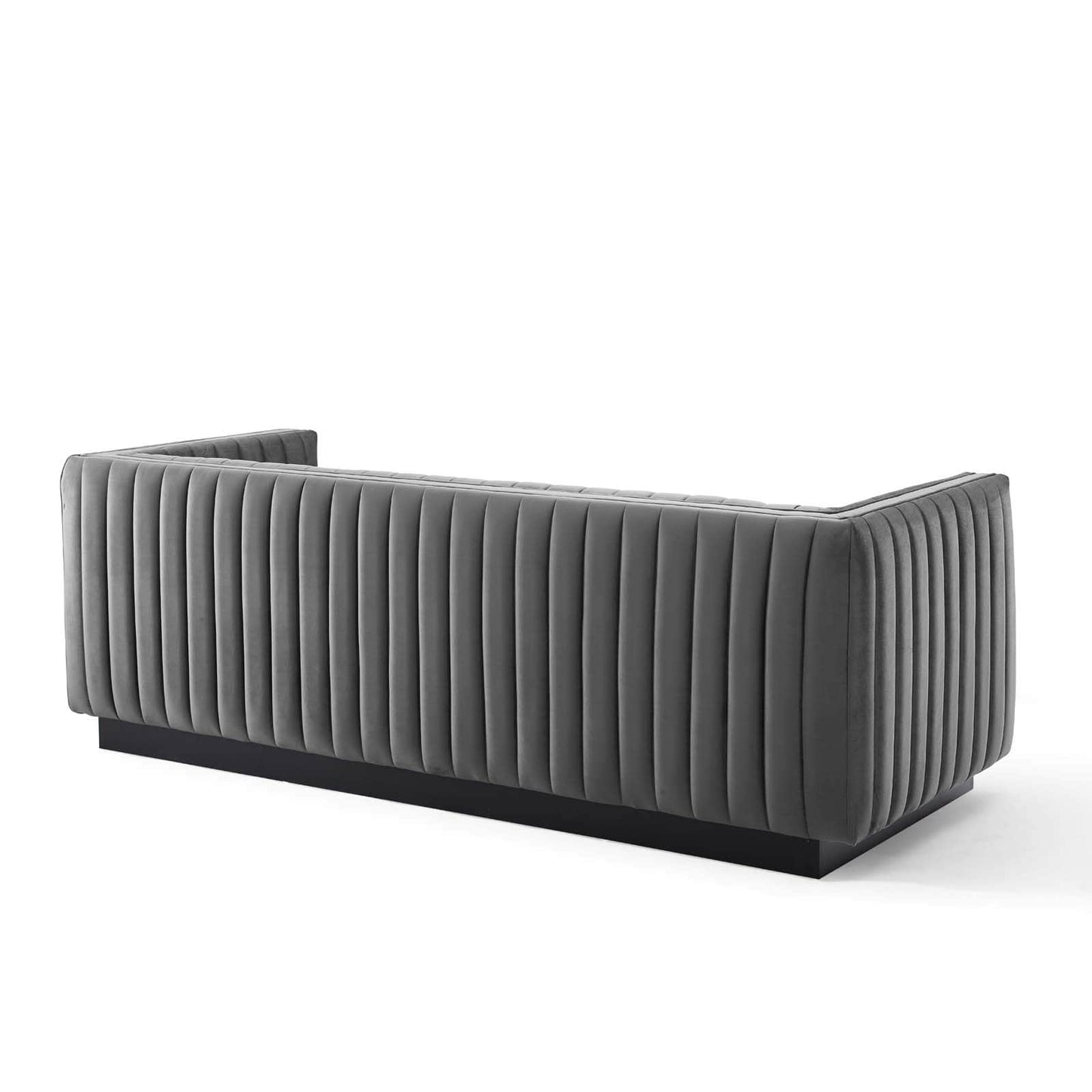 Modway Conjure Channel Tufted Velvet Sofa | Sofas | 