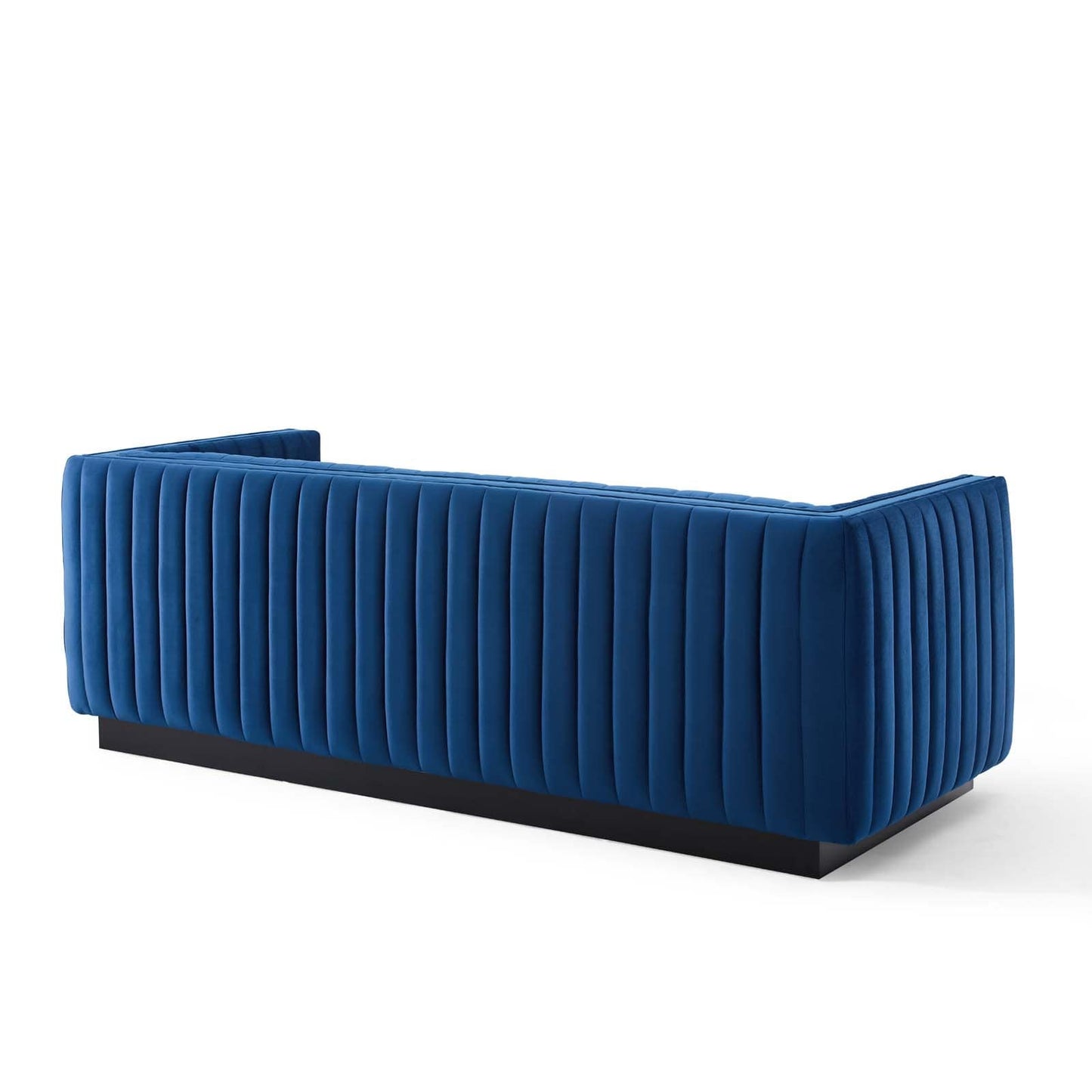 Modway Conjure Channel Tufted Velvet Sofa | Sofas | 