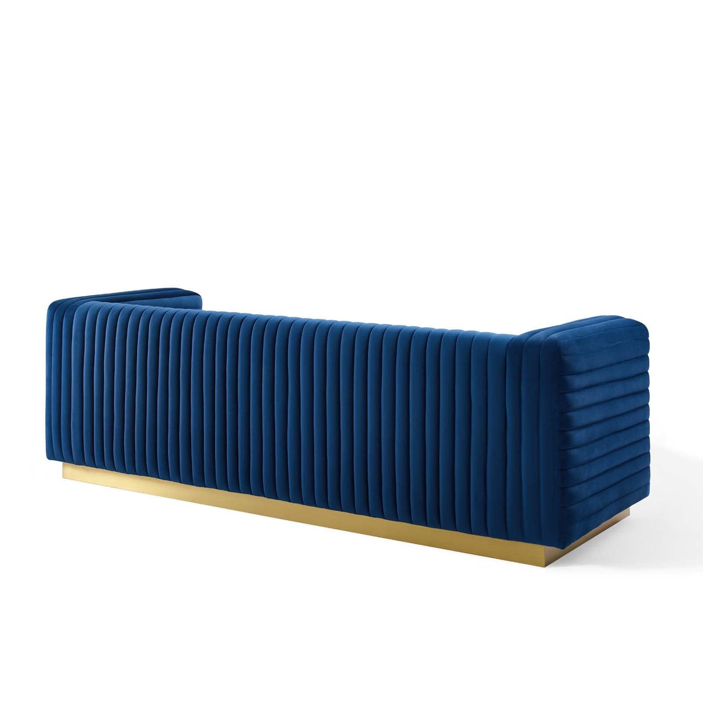 Modway Charisma Channel Tufted Performance Velvet Living Room Sofa | Sofas | 