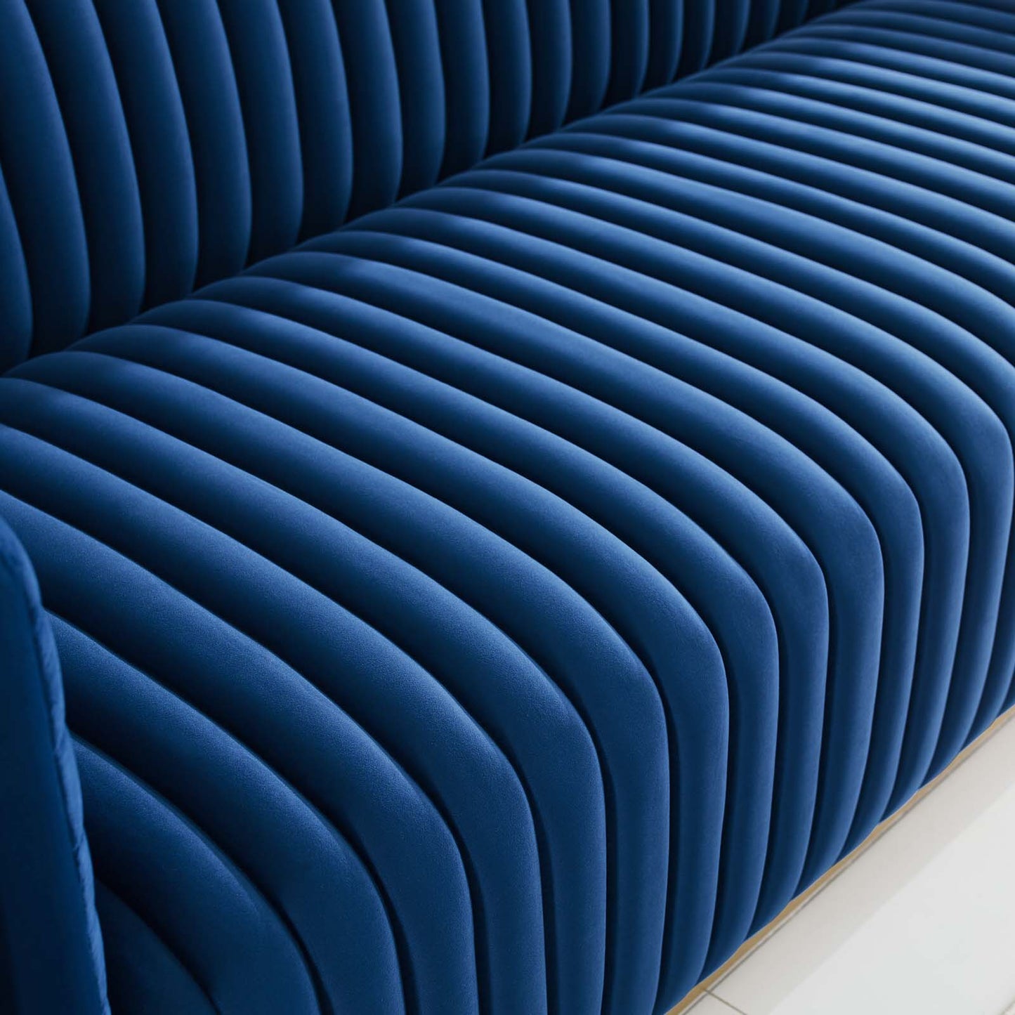 Modway Charisma Channel Tufted Performance Velvet Living Room Sofa | Sofas | 