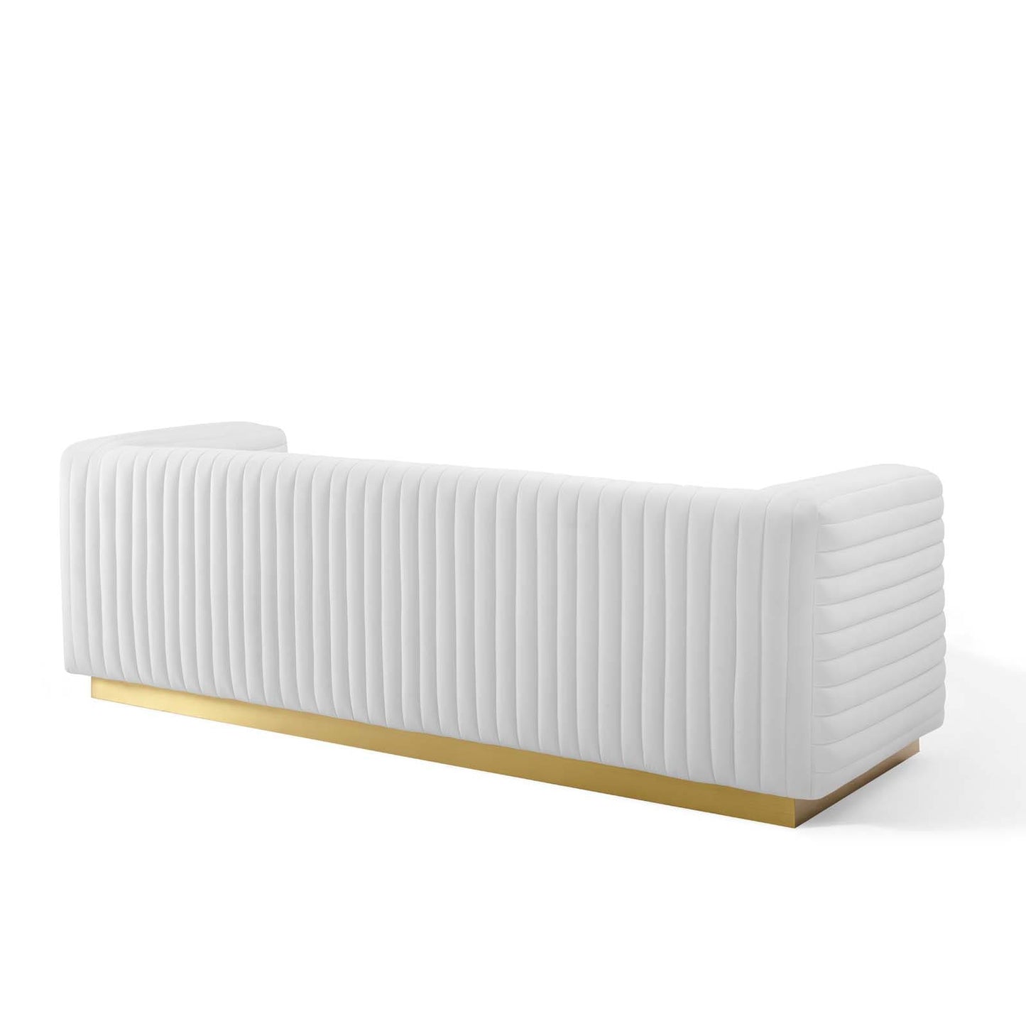 Modway Charisma Channel Tufted Performance Velvet Living Room Sofa | Sofas | 