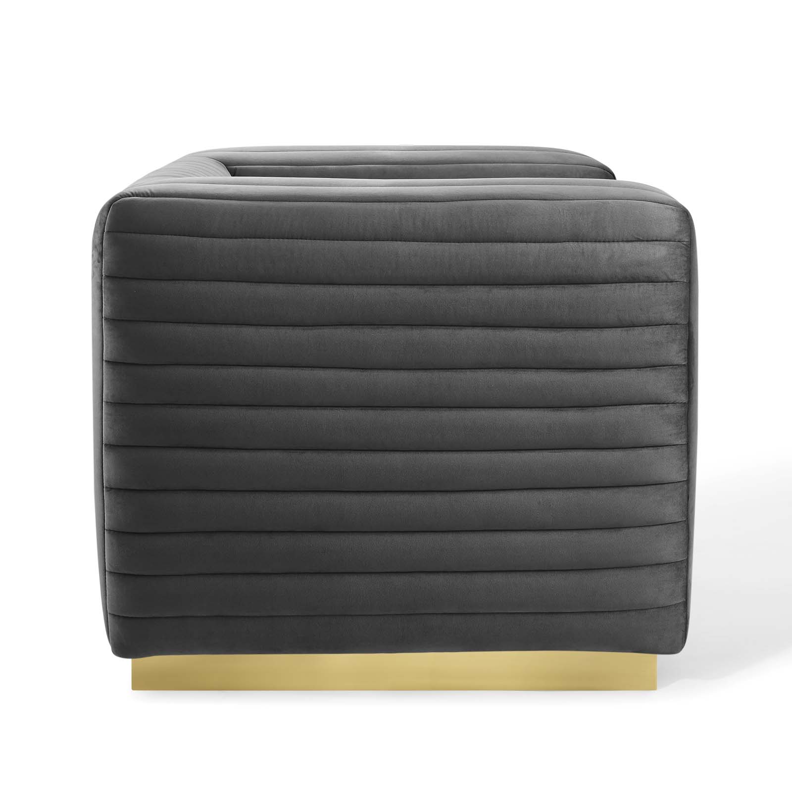 Modway Charisma Channel Tufted Performance Velvet Accent Armchair | Armchairs | 