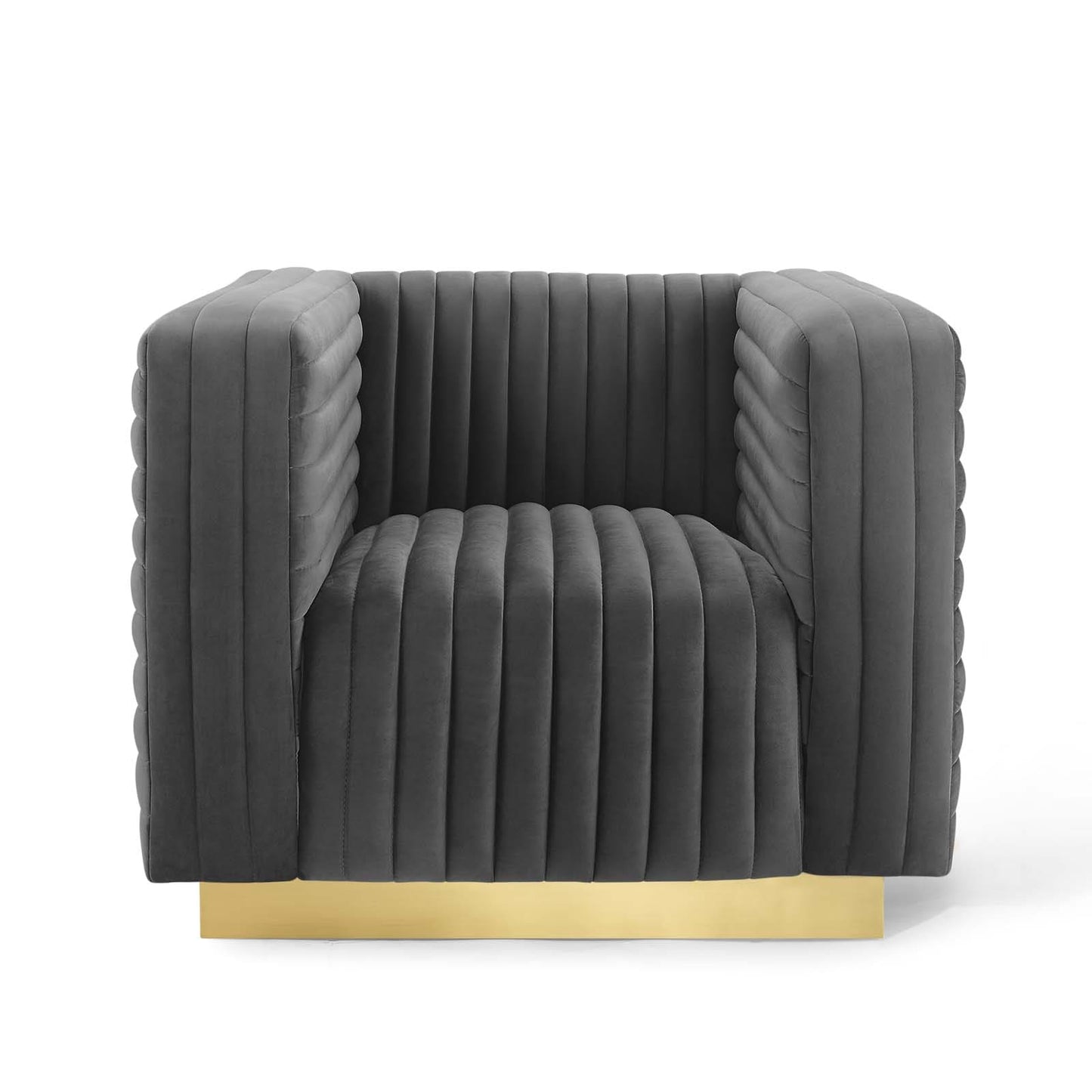 Modway Charisma Channel Tufted Performance Velvet Accent Armchair | Armchairs | 
