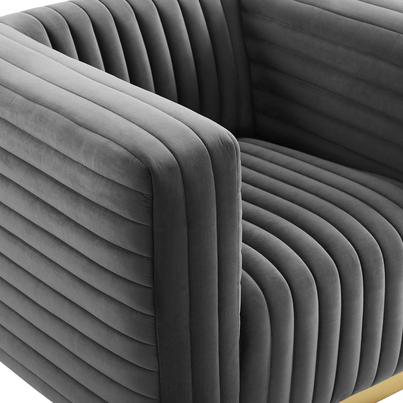 Modway Charisma Channel Tufted Performance Velvet Accent Armchair | Armchairs | 