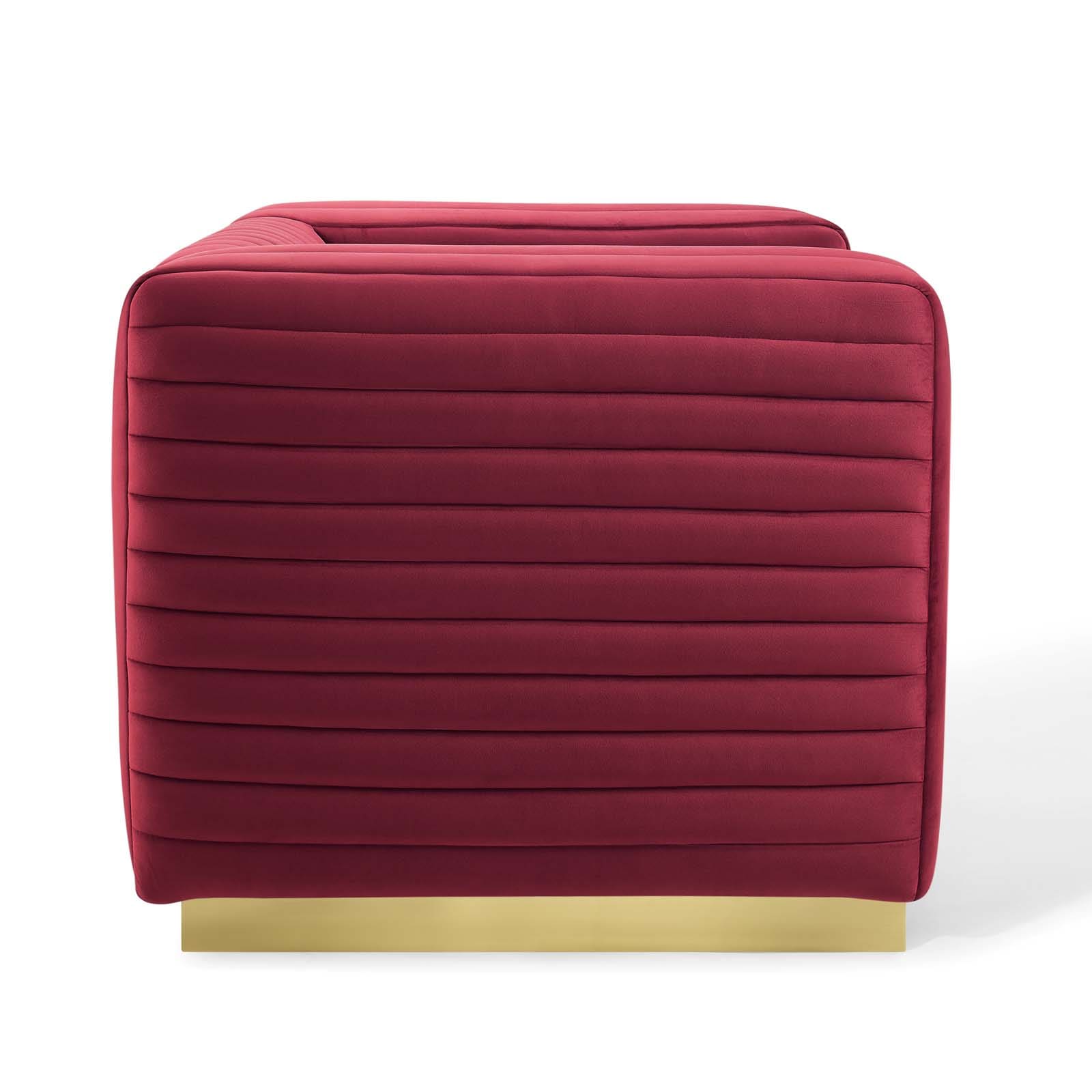 Modway Charisma Channel Tufted Performance Velvet Accent Armchair | Armchairs | 