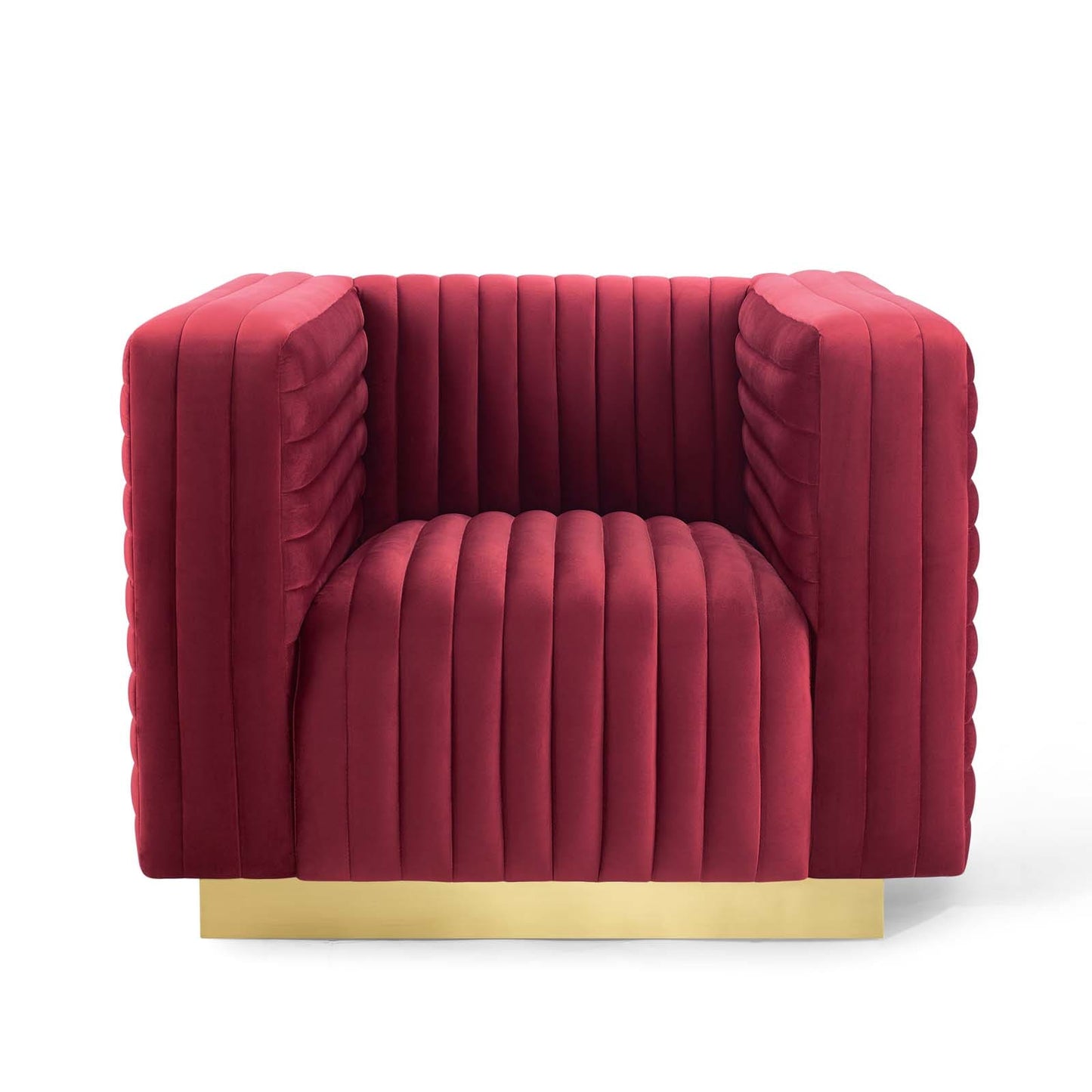 Modway Charisma Channel Tufted Performance Velvet Accent Armchair | Armchairs | 