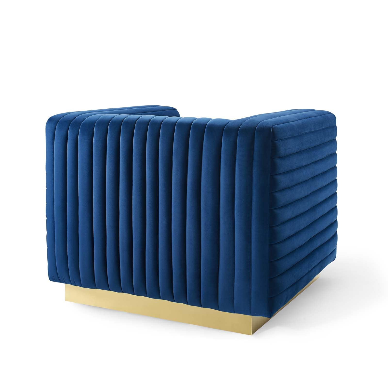 Modway Charisma Channel Tufted Performance Velvet Accent Armchair | Armchairs | 