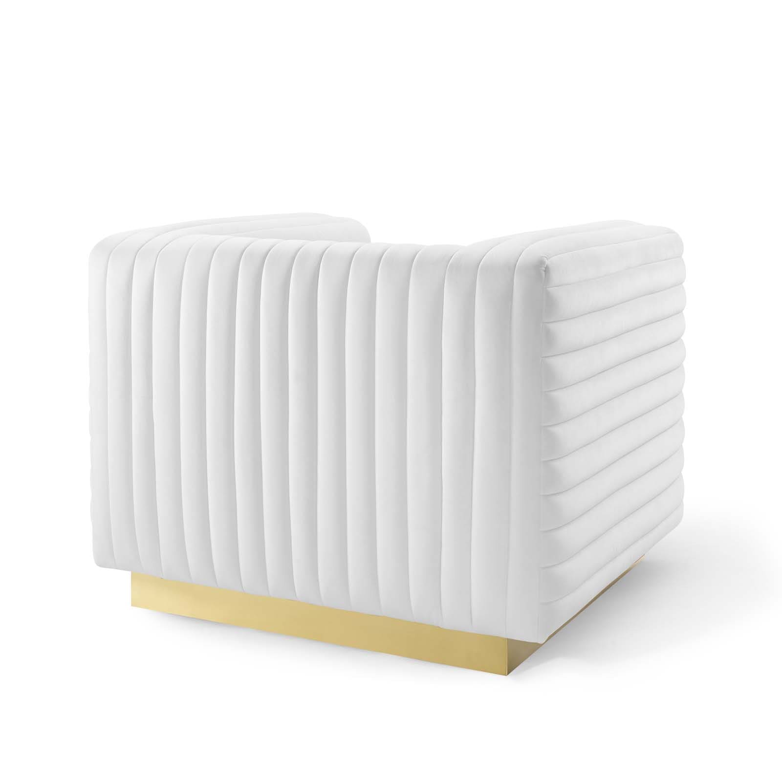 Modway Charisma Channel Tufted Performance Velvet Accent Armchair | Armchairs | 
