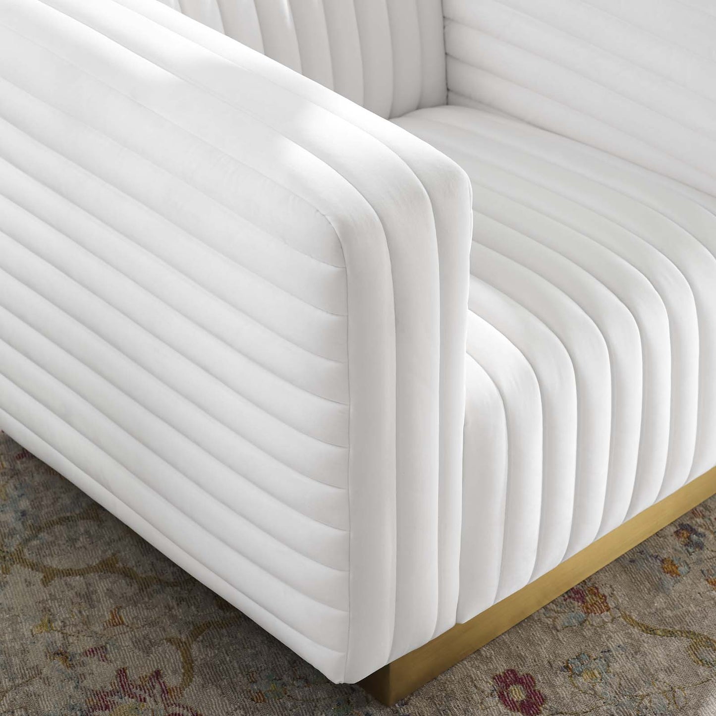 Modway Charisma Channel Tufted Performance Velvet Accent Armchair | Armchairs | 