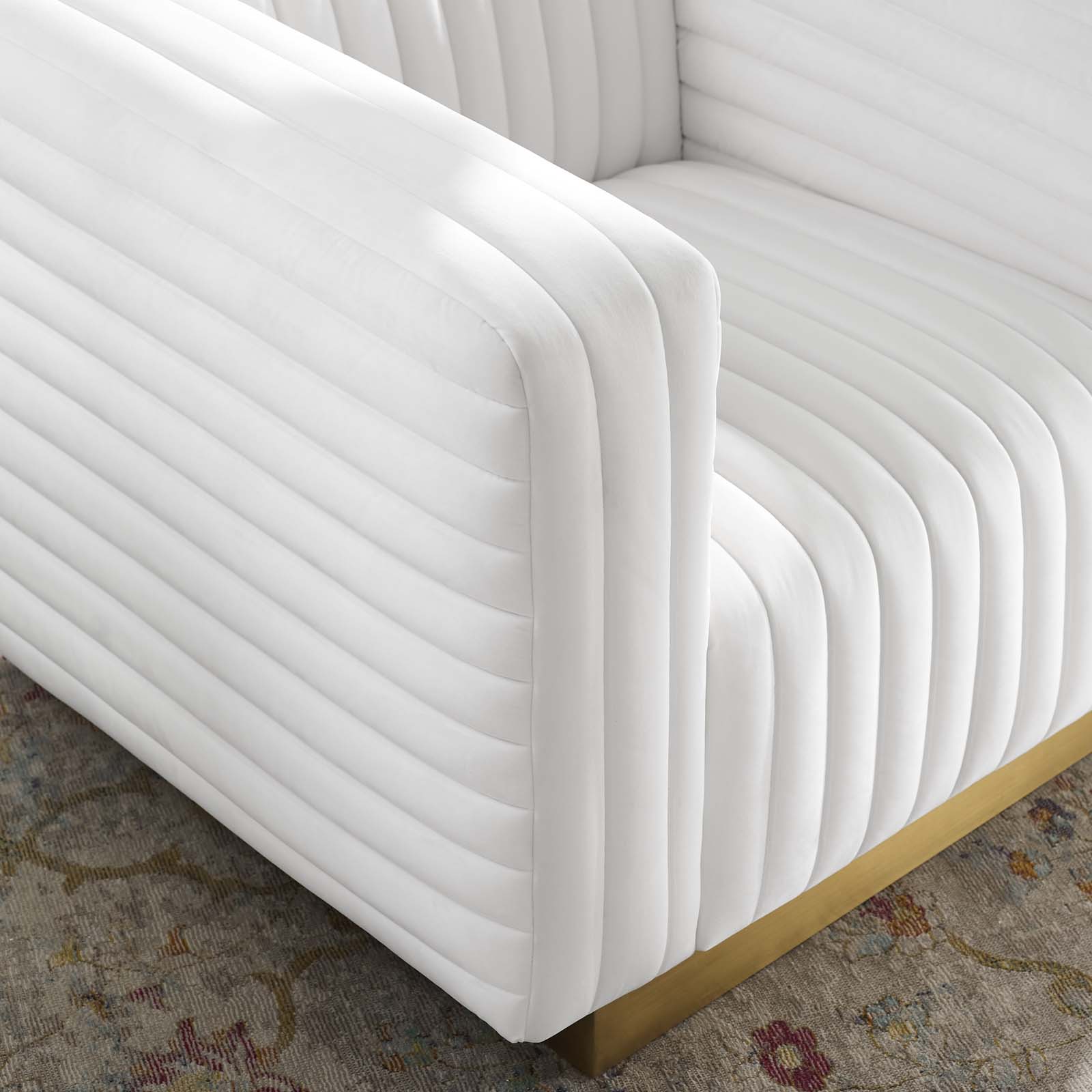 Modway Charisma Channel Tufted Performance Velvet Accent Armchair | Armchairs | 