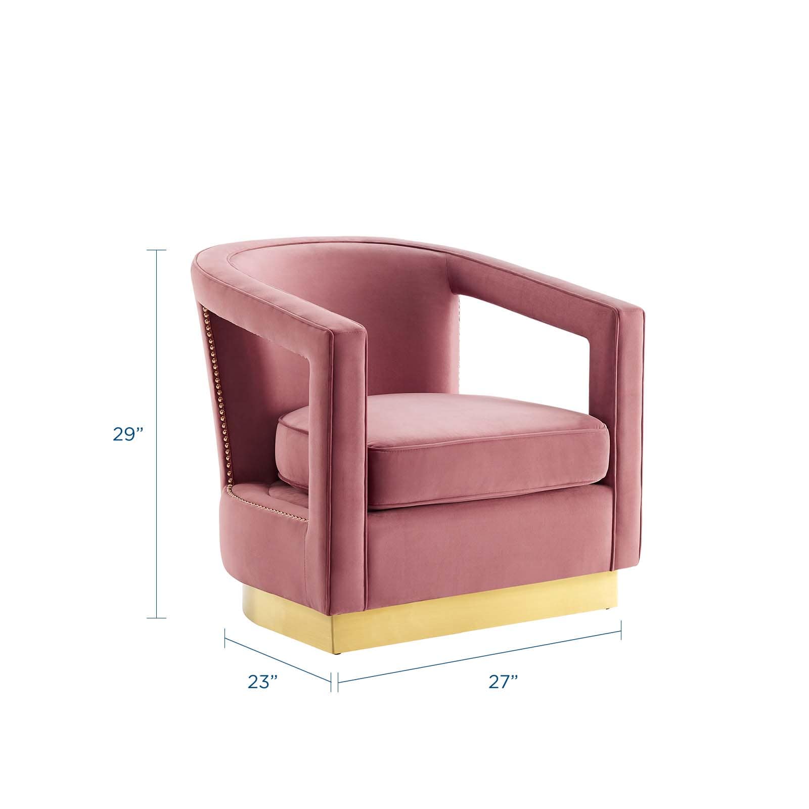 Modway Frolick Performance Velvet Armchair | Armchairs | 