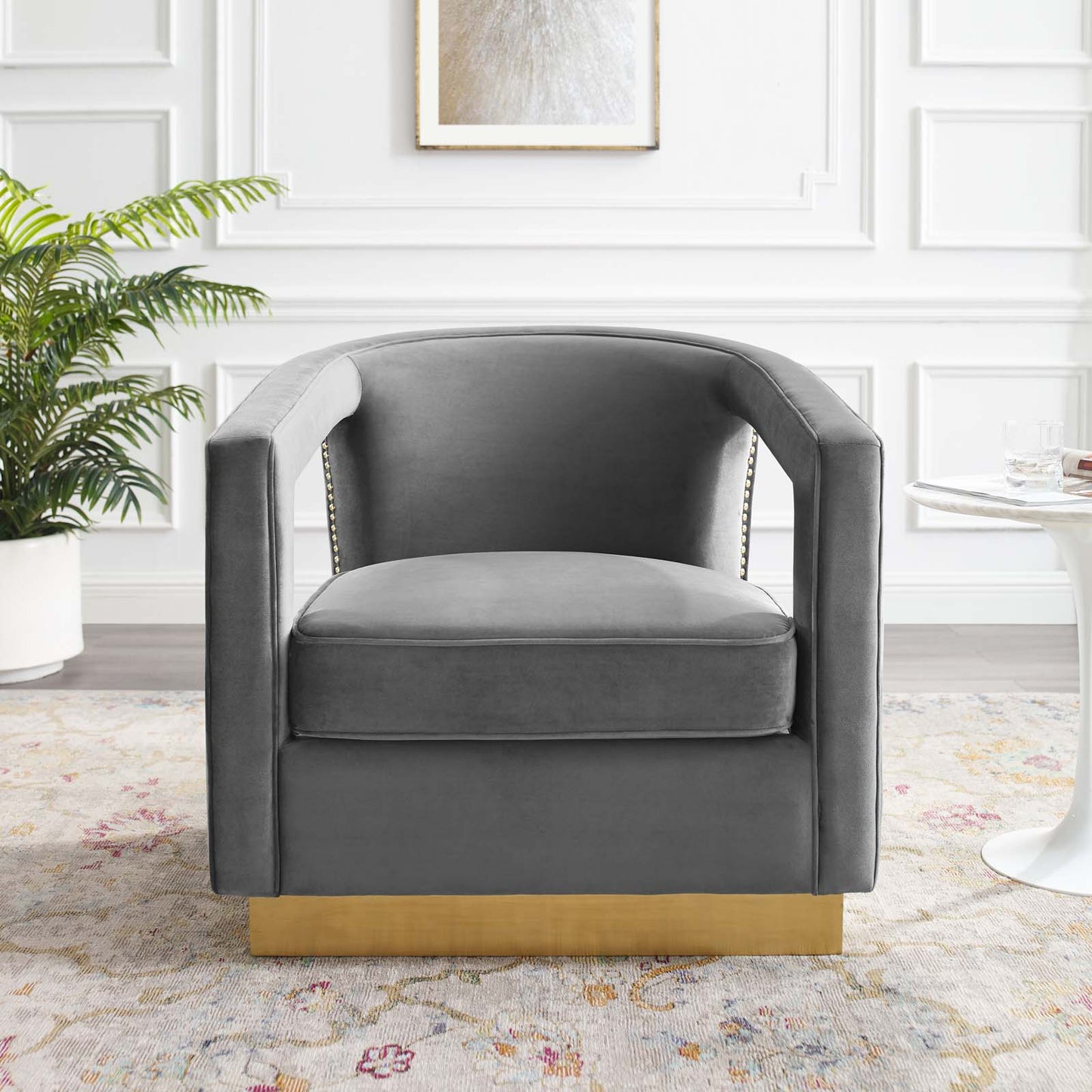 Modway Frolick Performance Velvet Armchair | Armchairs | 