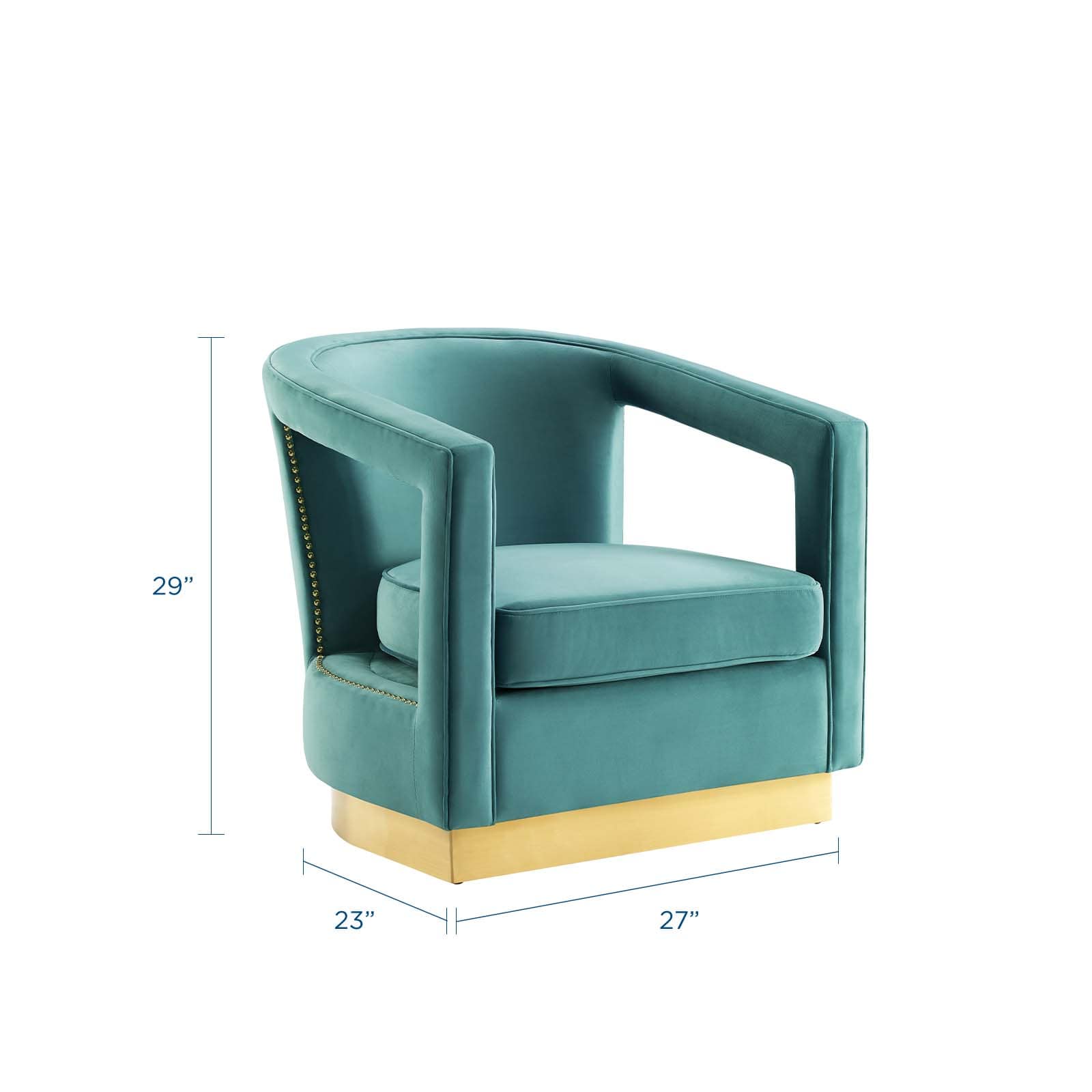 Modway Frolick Performance Velvet Armchair | Armchairs | 