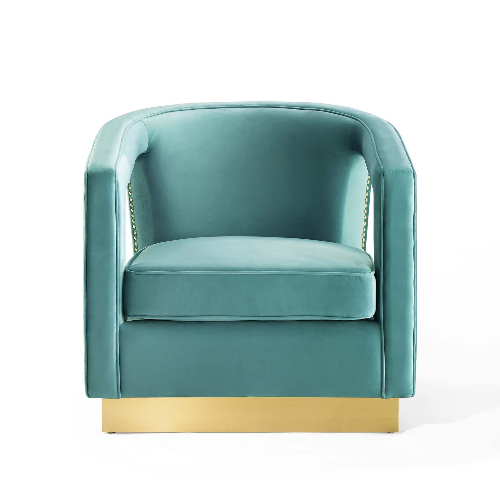 Modway Frolick Performance Velvet Armchair | Armchairs | 