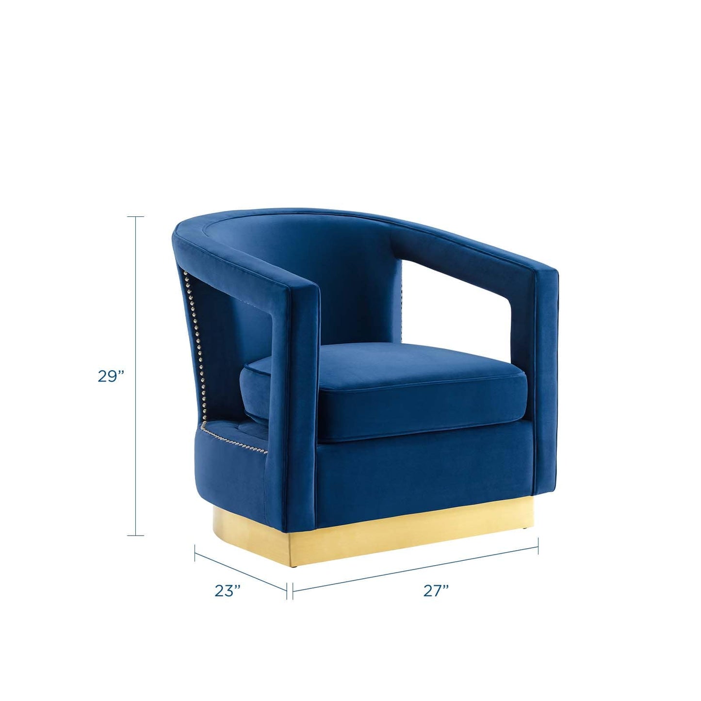 Modway Frolick Performance Velvet Armchair | Armchairs | 