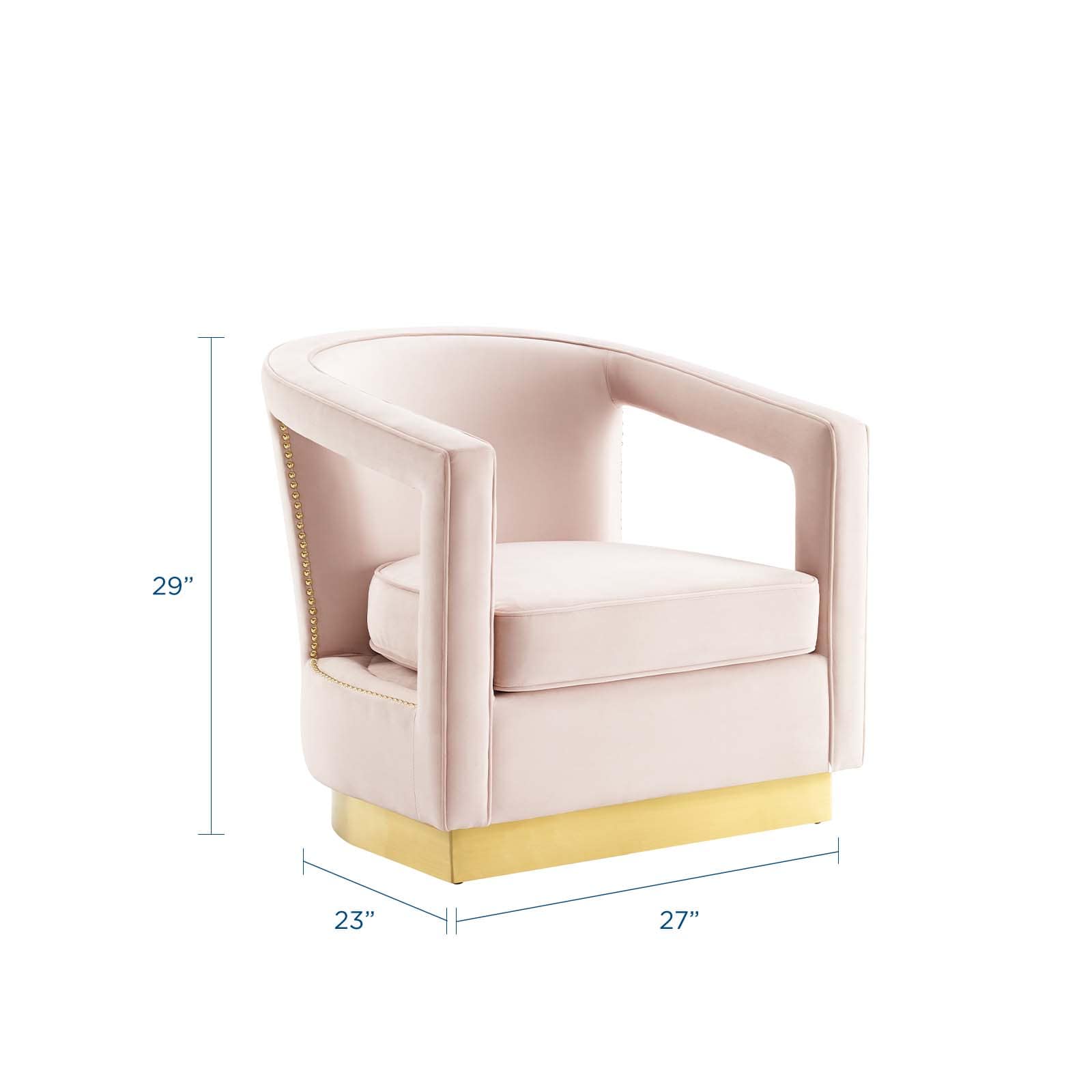 Modway Frolick Performance Velvet Armchair | Armchairs | 