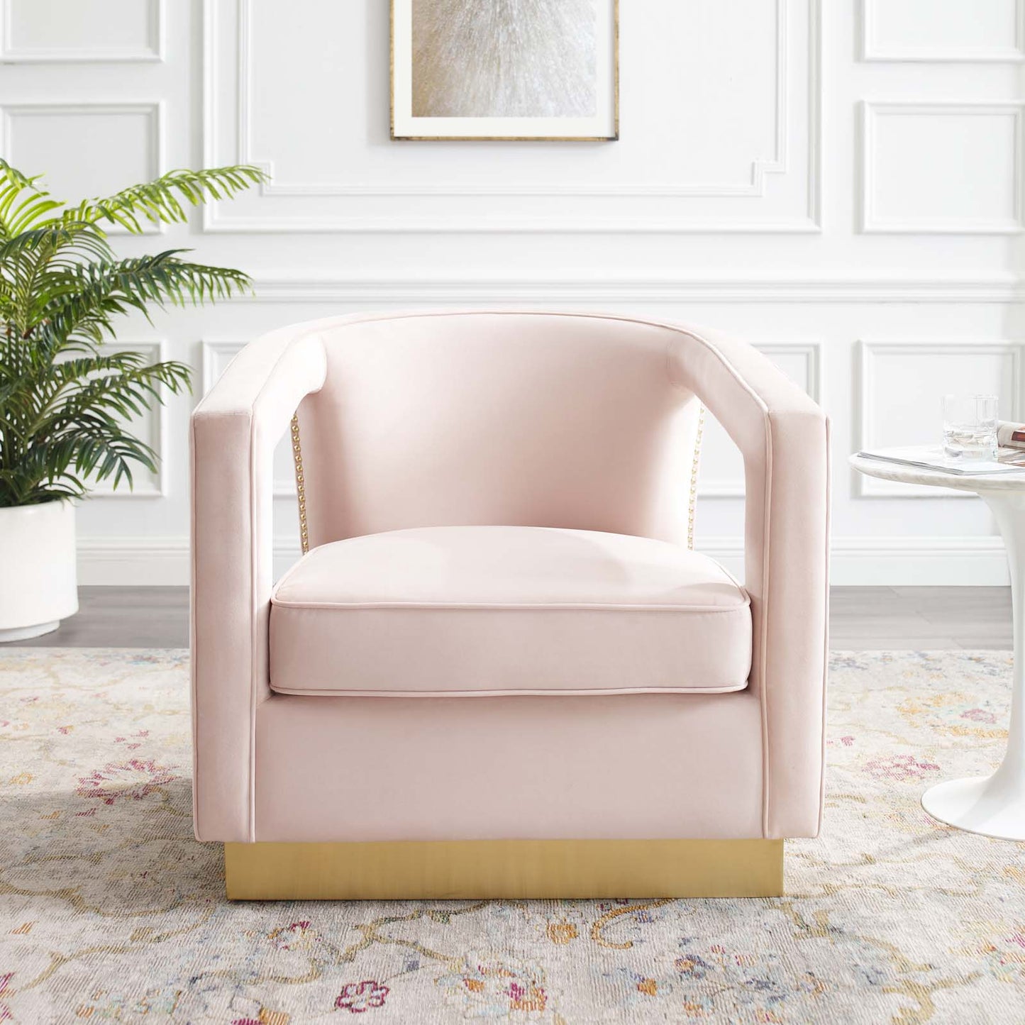 Modway Frolick Performance Velvet Armchair | Armchairs | 