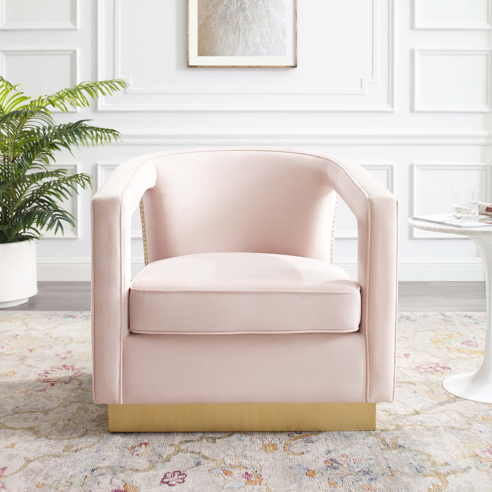 Modway Frolick Performance Velvet Armchair | Armchairs | 