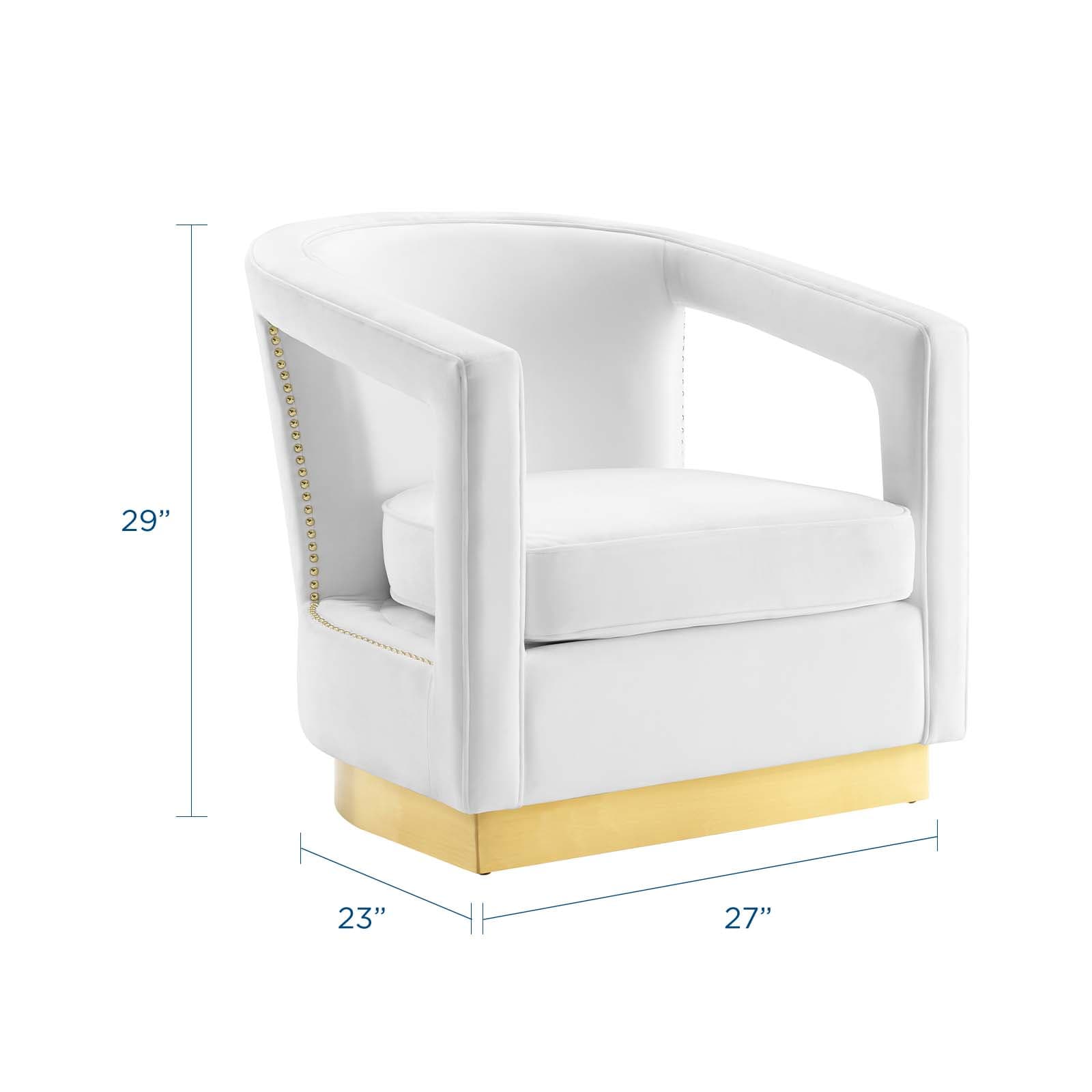 Modway Frolick Performance Velvet Armchair | Armchairs | 