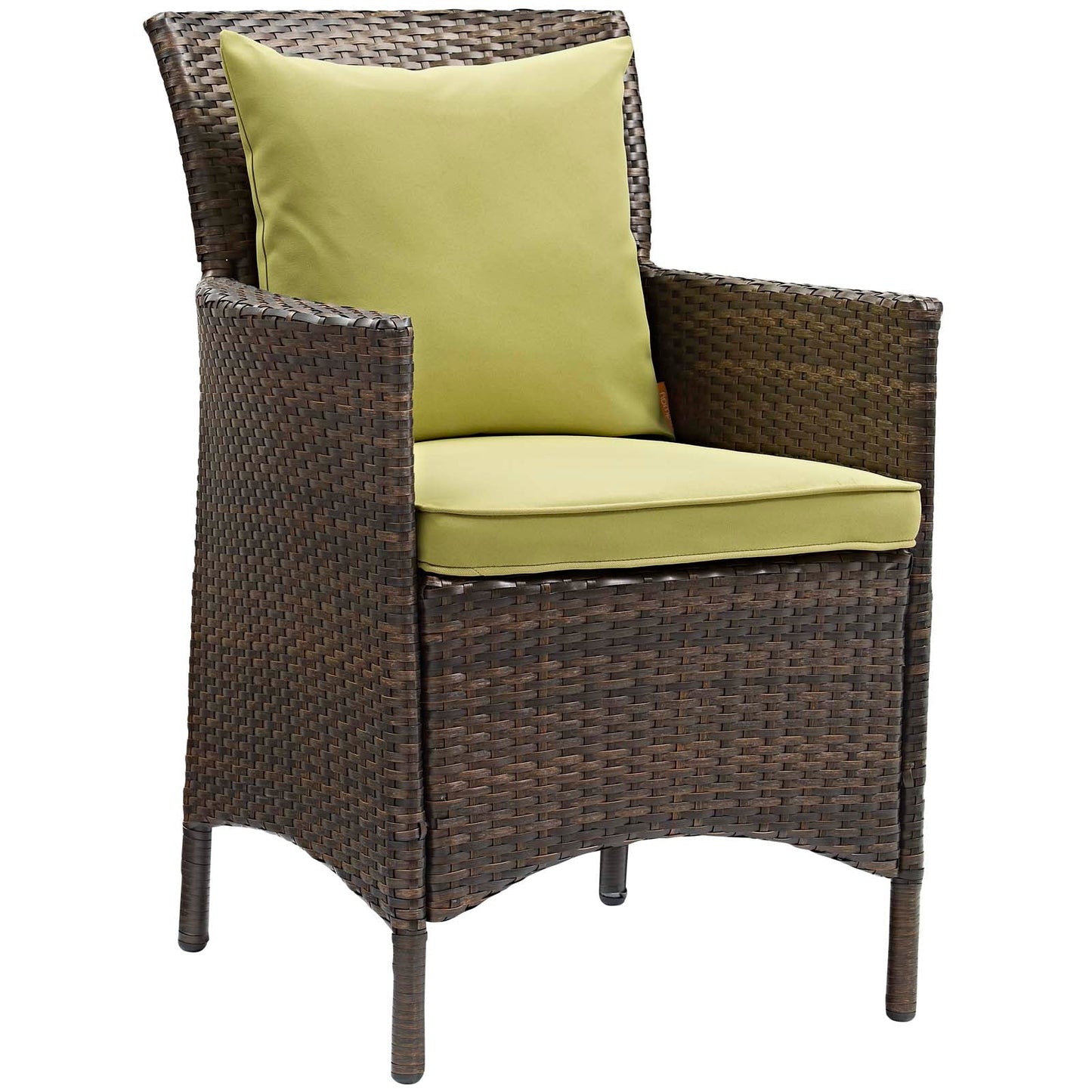 Modway Conduit 5 Piece Outdoor Patio Wicker Rattan Set | Outdoor Sofas, Loveseats & Sectionals | 