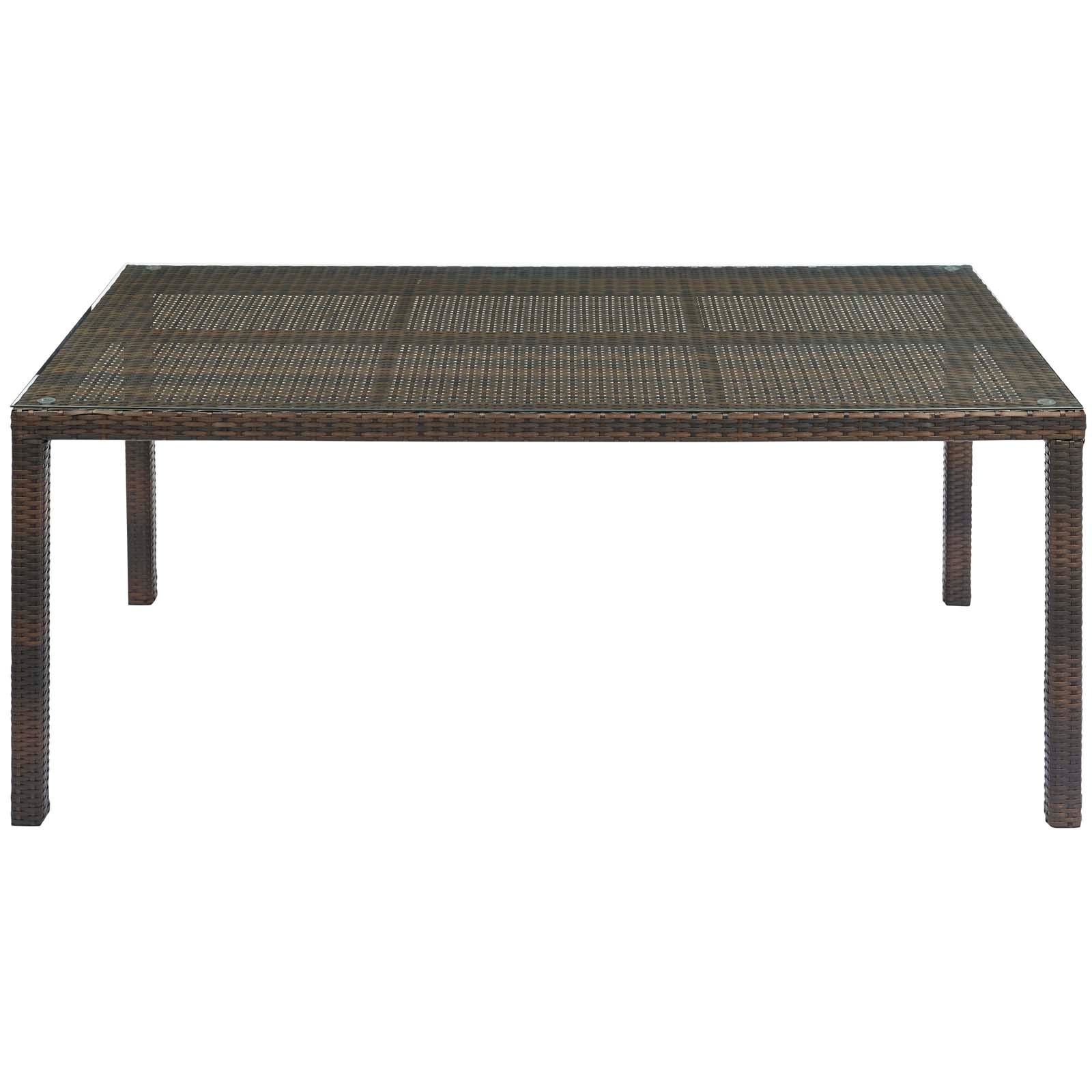 Modway Conduit 5 Piece Outdoor Patio Wicker Rattan Set | Outdoor Sofas, Loveseats & Sectionals | 