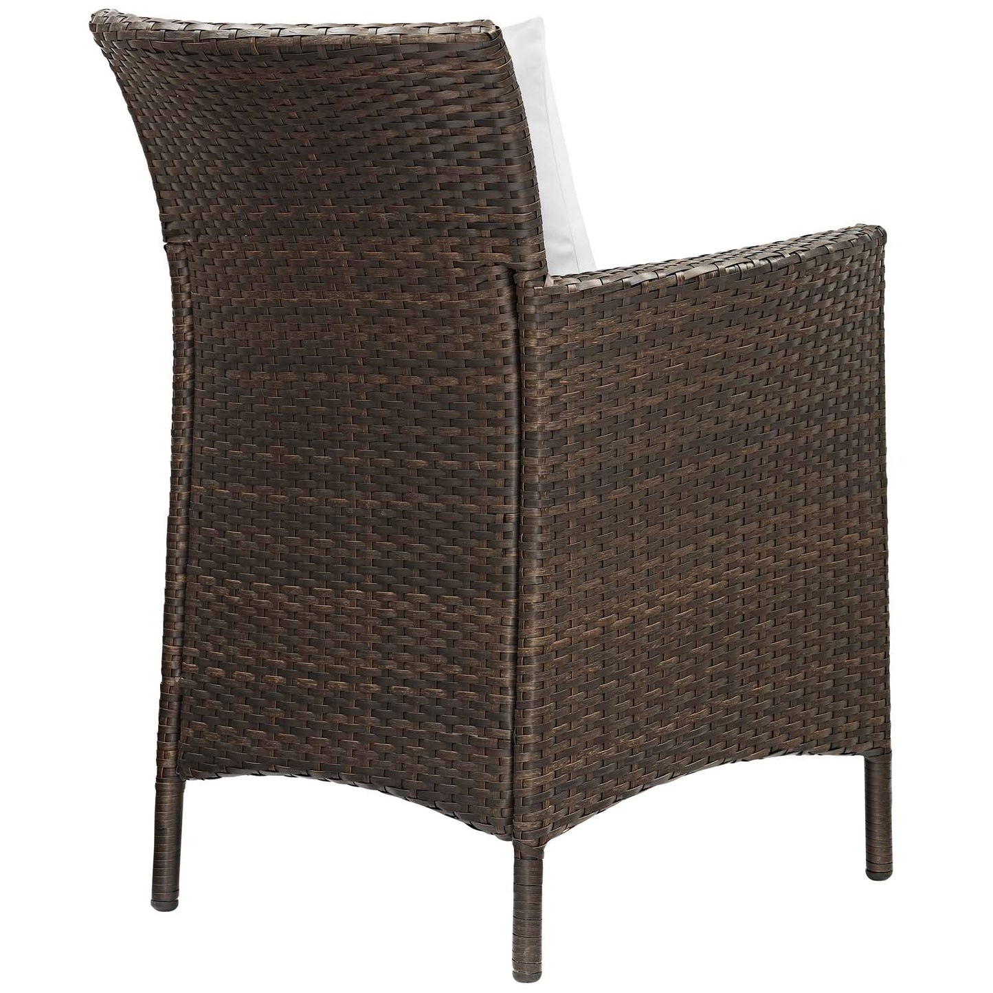 Modway Conduit 5 Piece Outdoor Patio Wicker Rattan Set | Outdoor Sofas, Loveseats & Sectionals | 