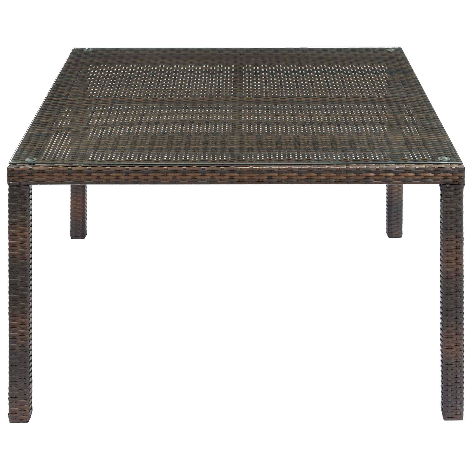 Modway Conduit 5 Piece Outdoor Patio Wicker Rattan Set | Outdoor Sofas, Loveseats & Sectionals | 